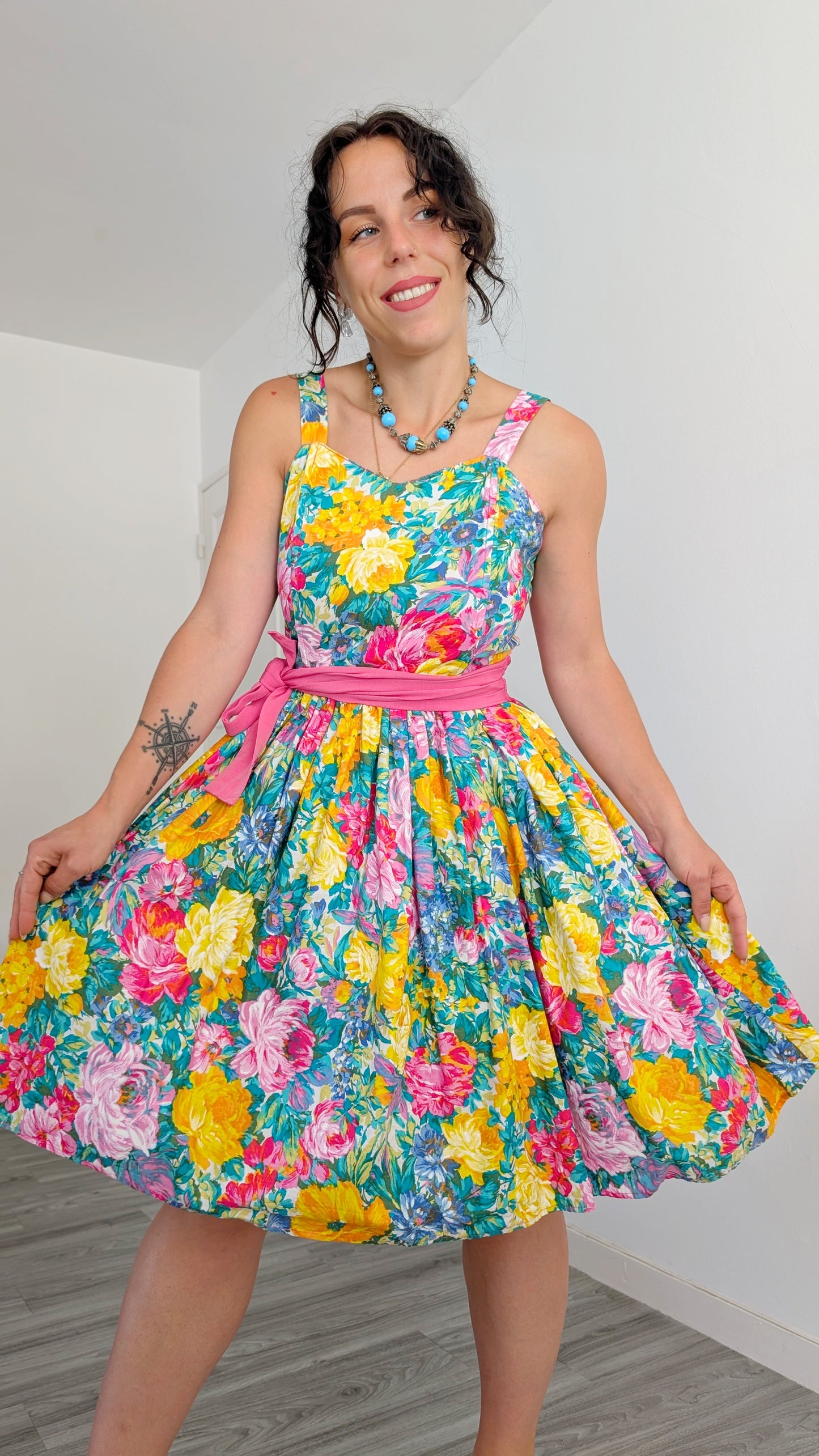 Robe coton 80s T36-38
