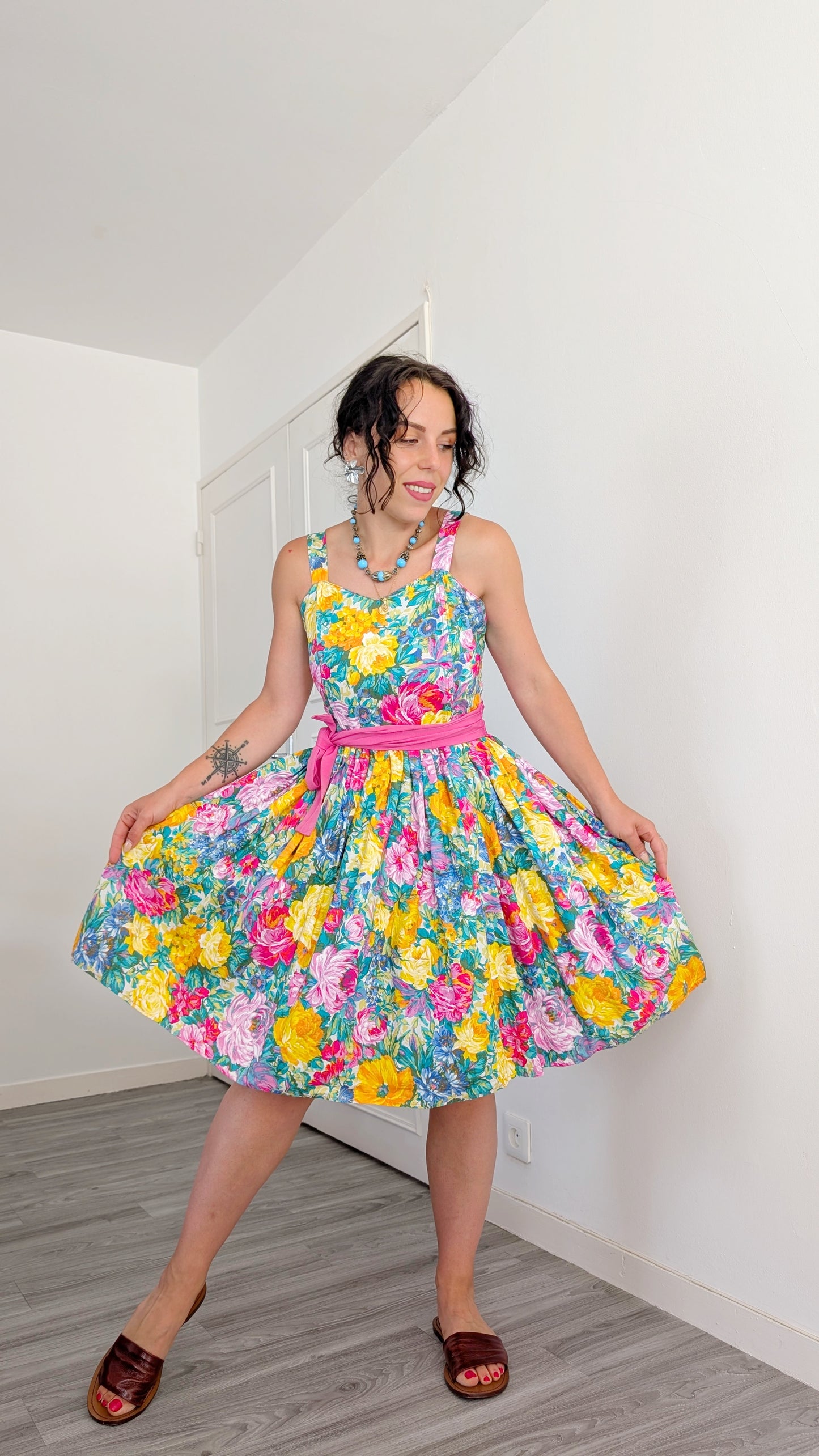 Robe coton 80s T36-38