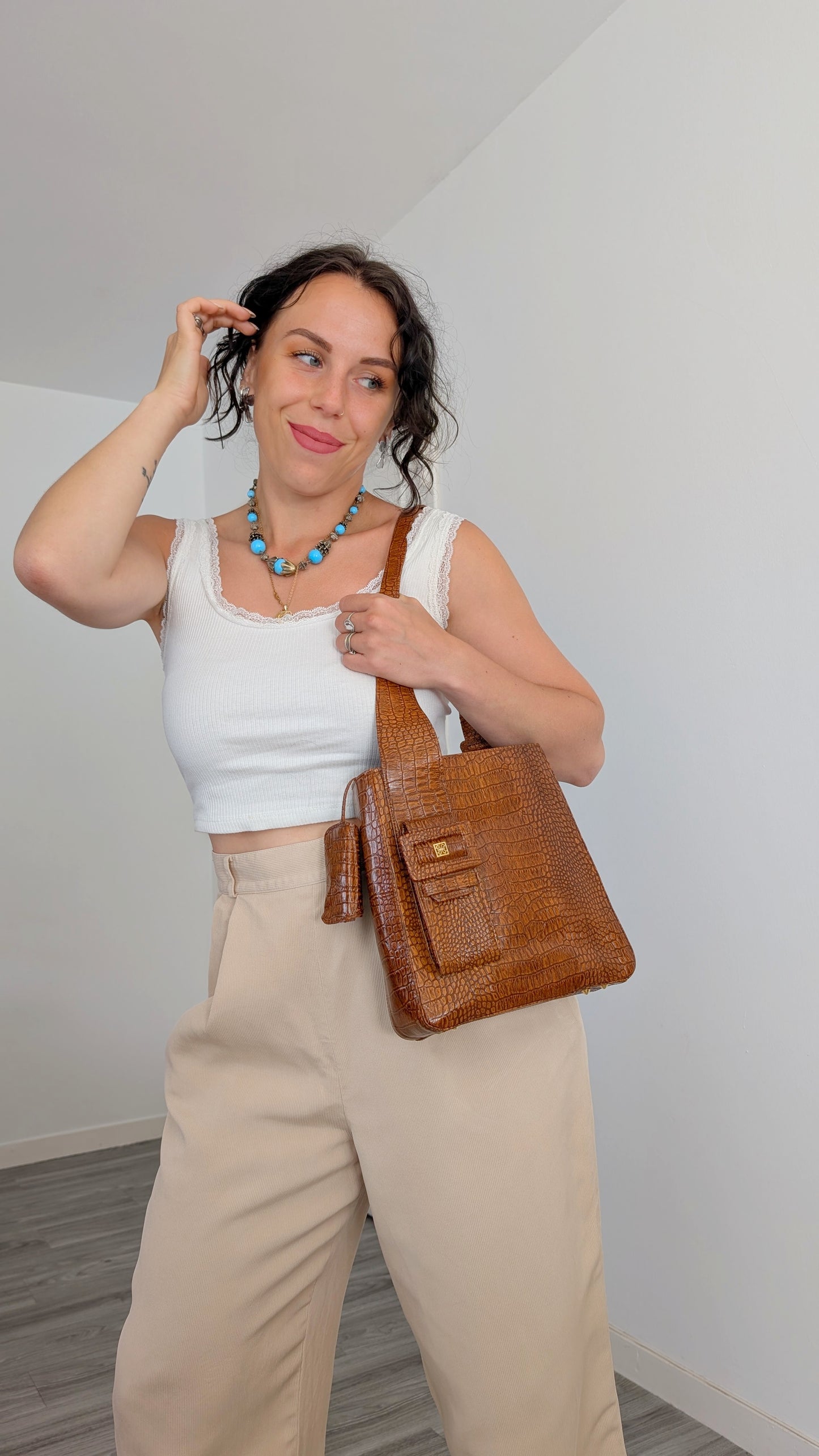 Sac cuir neuf déstockage