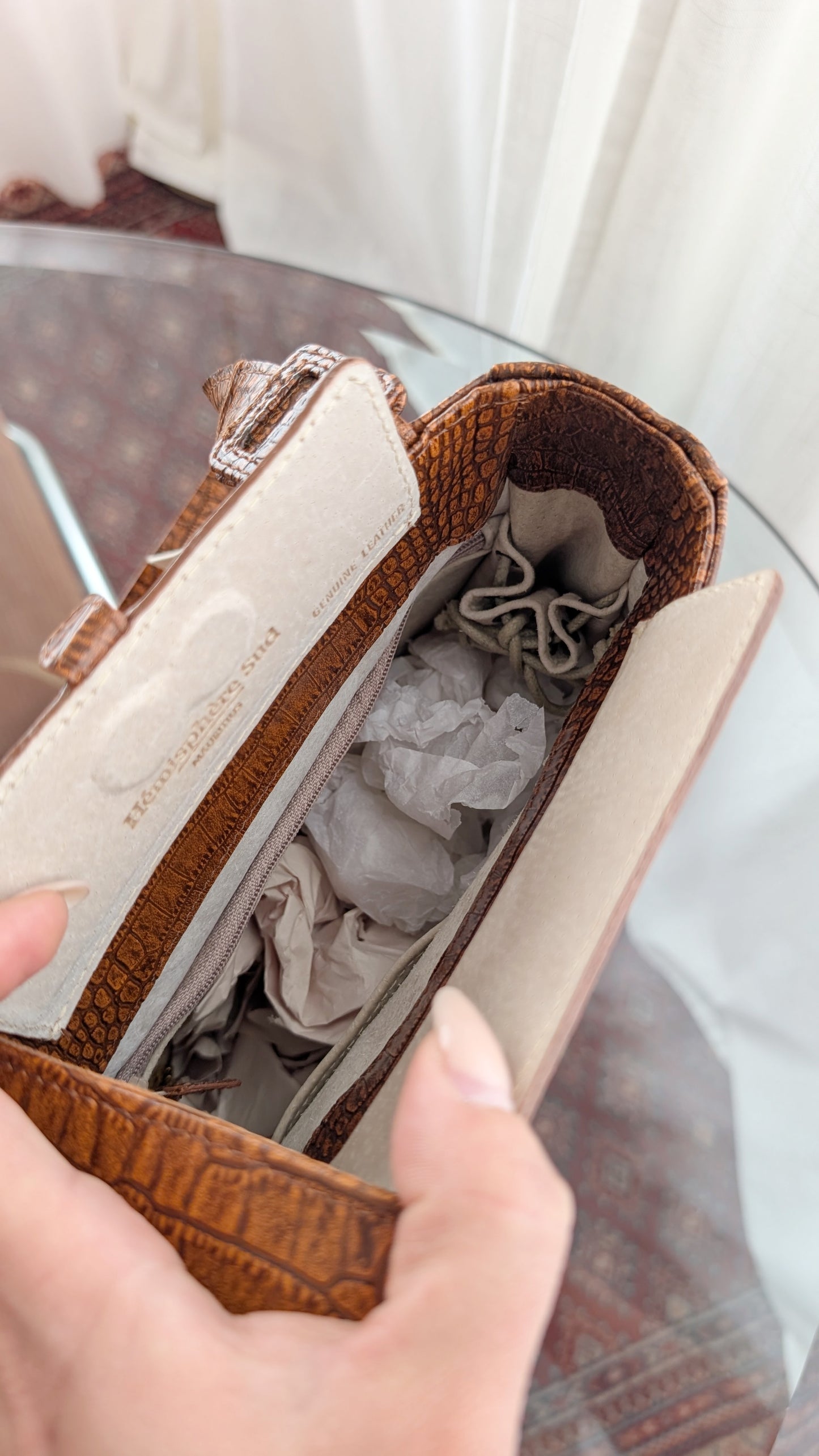 Sac cuir neuf déstockage