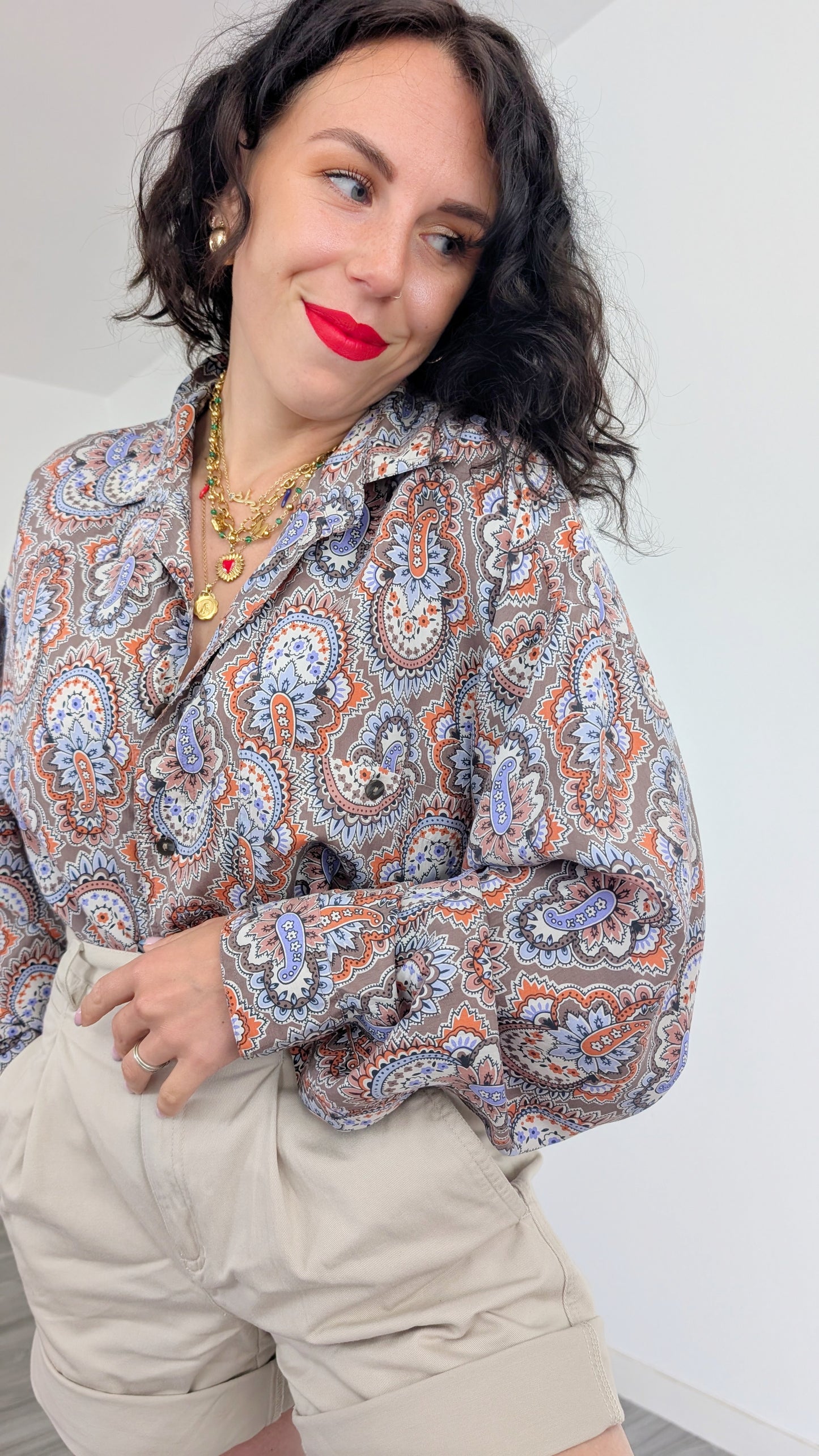Blouse soie jusqu'à T44