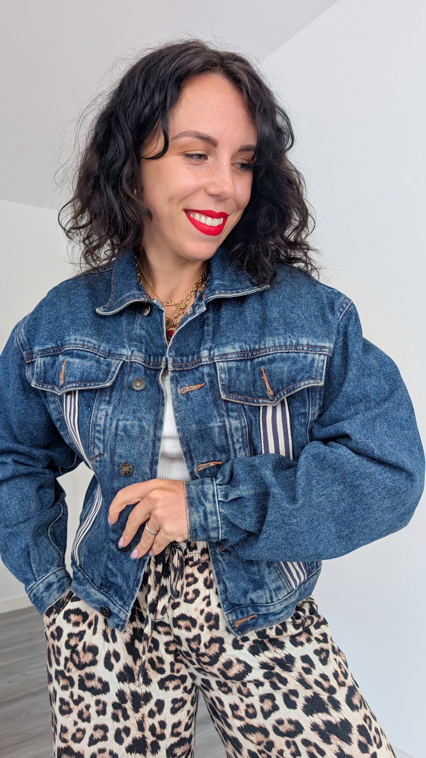 Veste jeans 80s T36-38