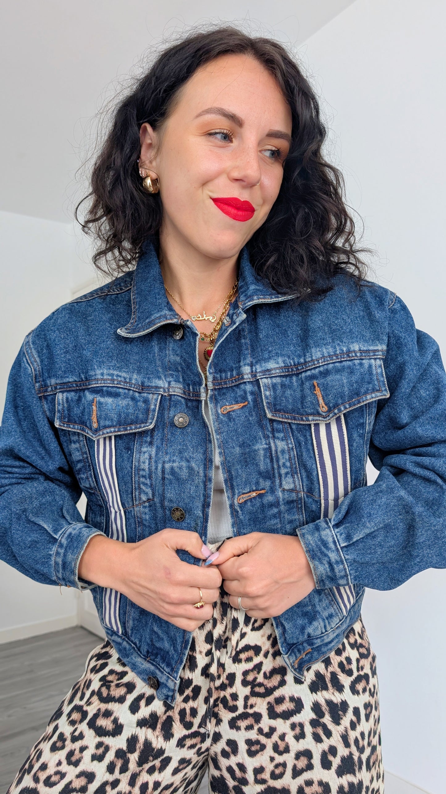 Veste jeans 80s T36-38