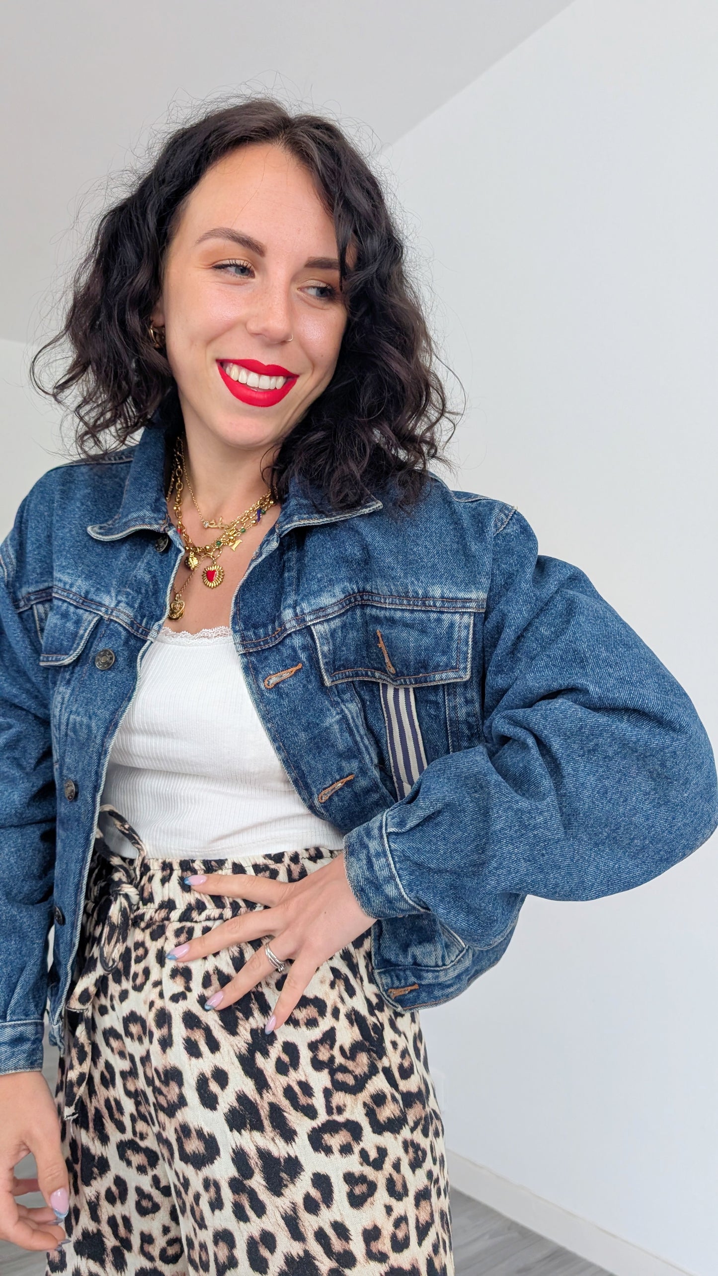 Veste jeans 80s T36-38