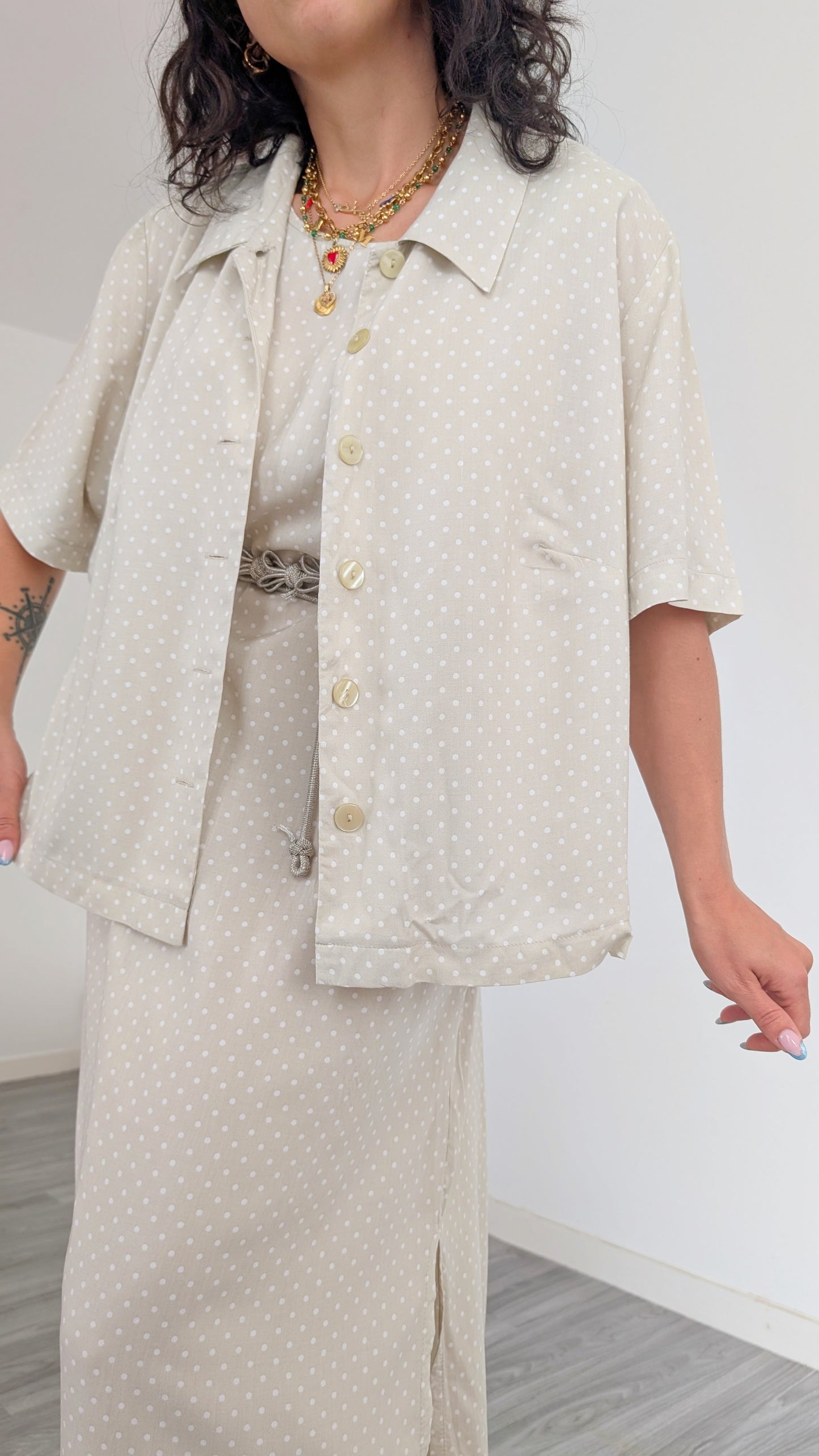 Ensemble robe blouse T42-44