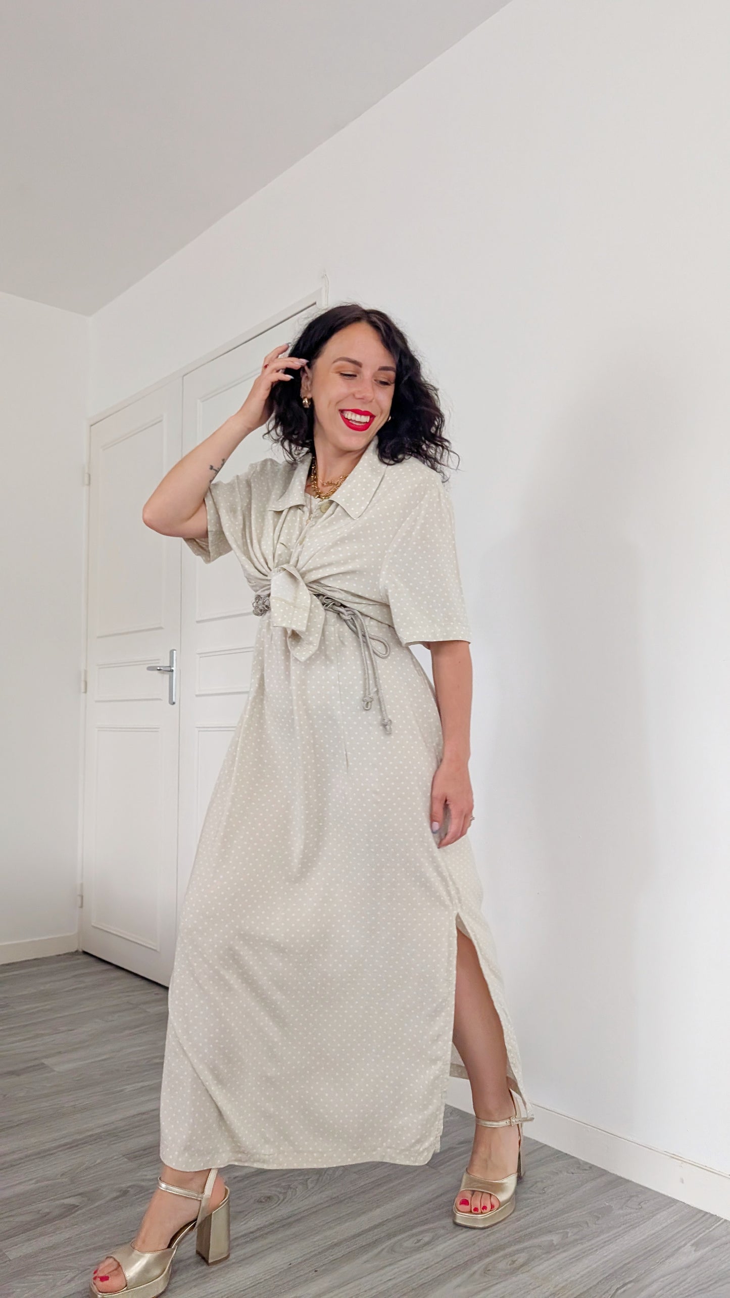 Ensemble robe blouse T42-44