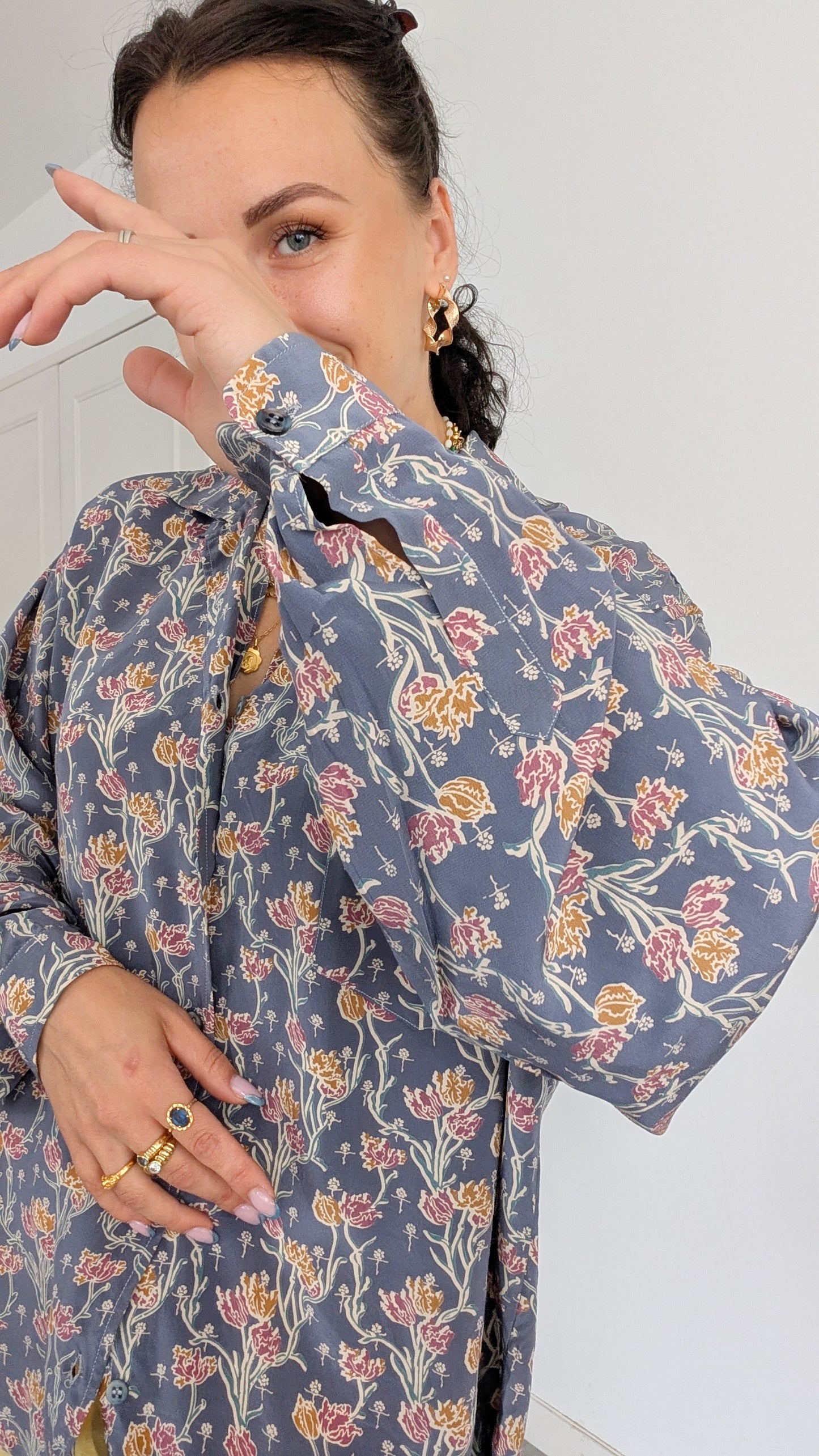 Blouse soie jusqu'à une T44