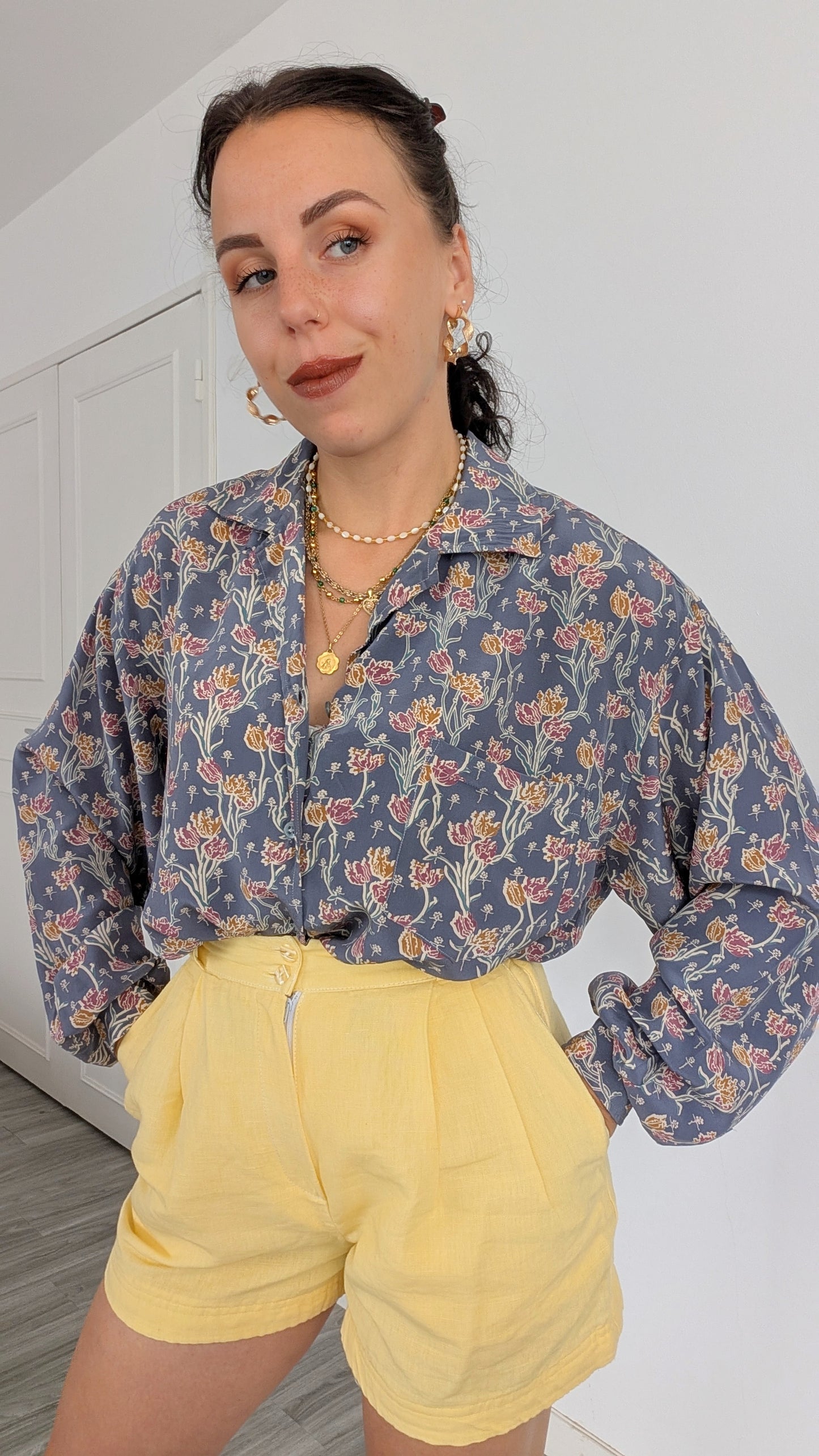 Blouse soie jusqu'à une T44