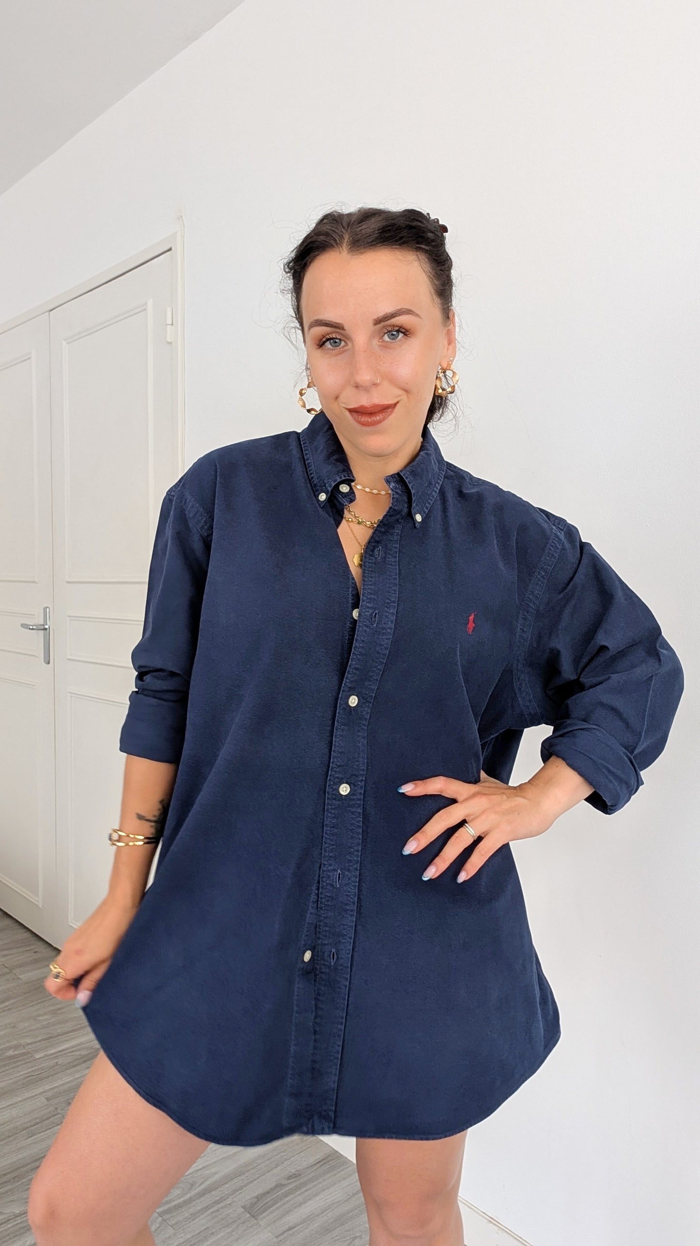 Chemise coton Ralph Lauren jusqu'à T44