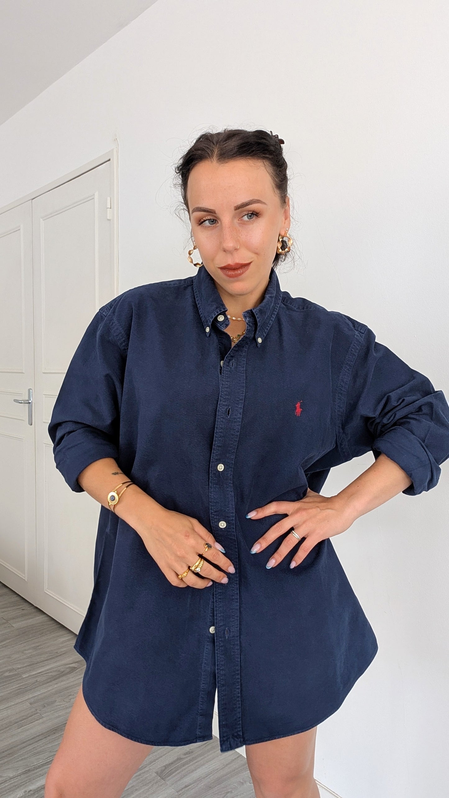 Chemise coton Ralph Lauren jusqu'à T44