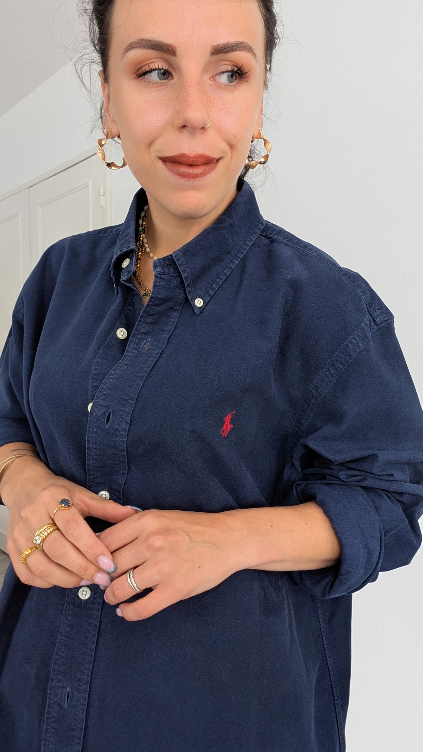 Chemise coton Ralph Lauren jusqu'à T44