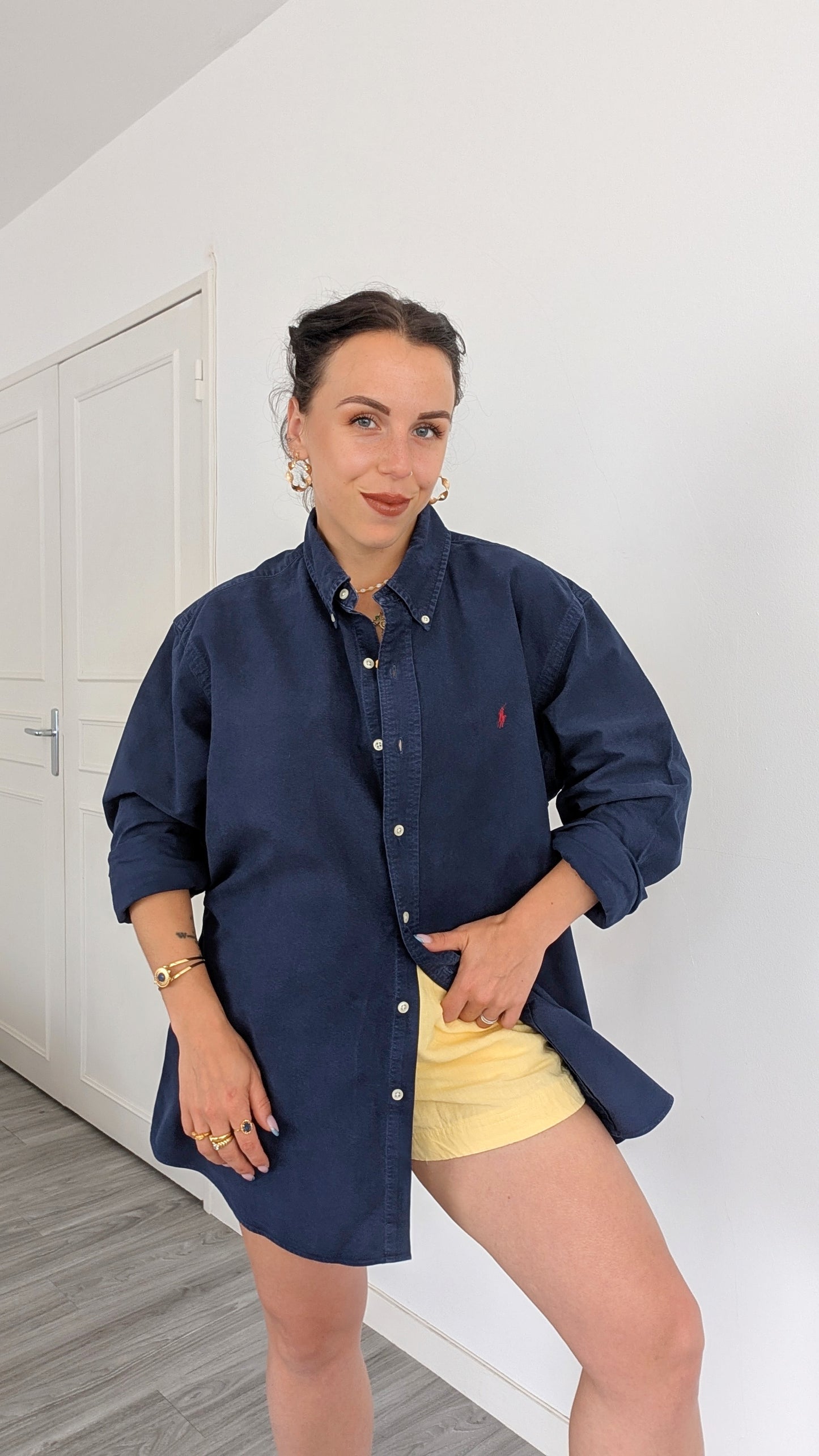 Chemise coton Ralph Lauren jusqu'à T44