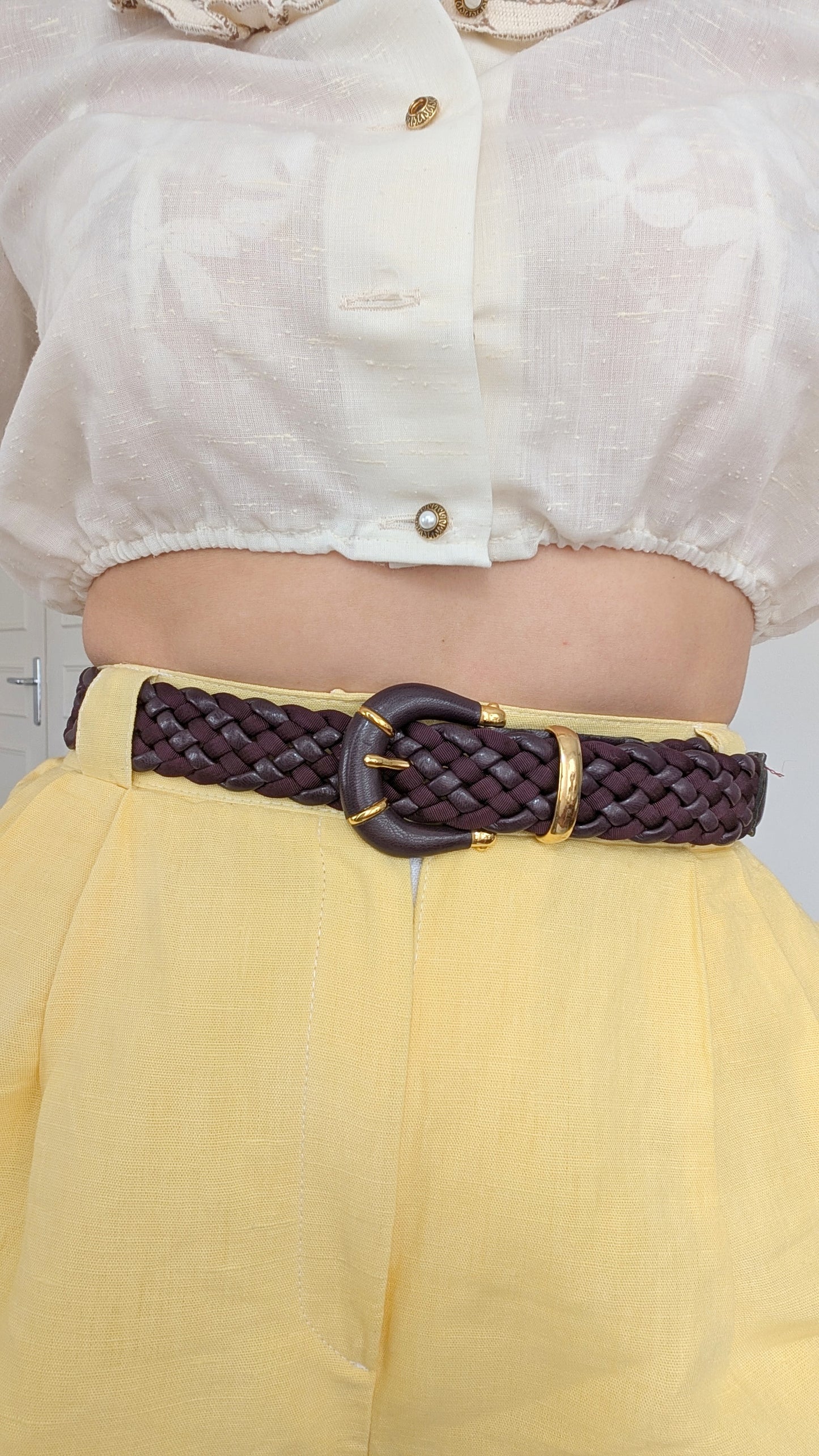 Ceinture cuir T34-36