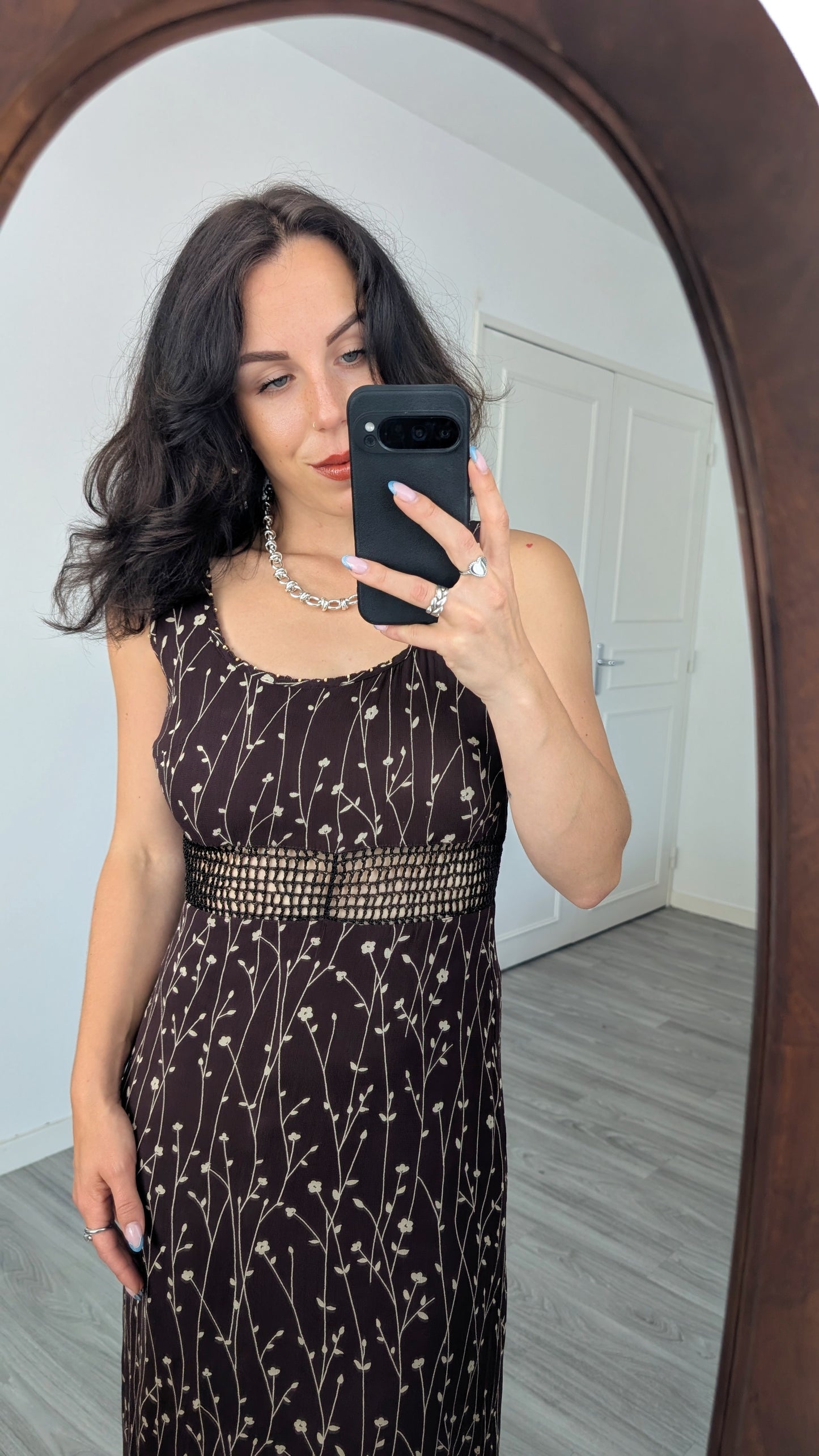 Robe d'automne viscose T34-36