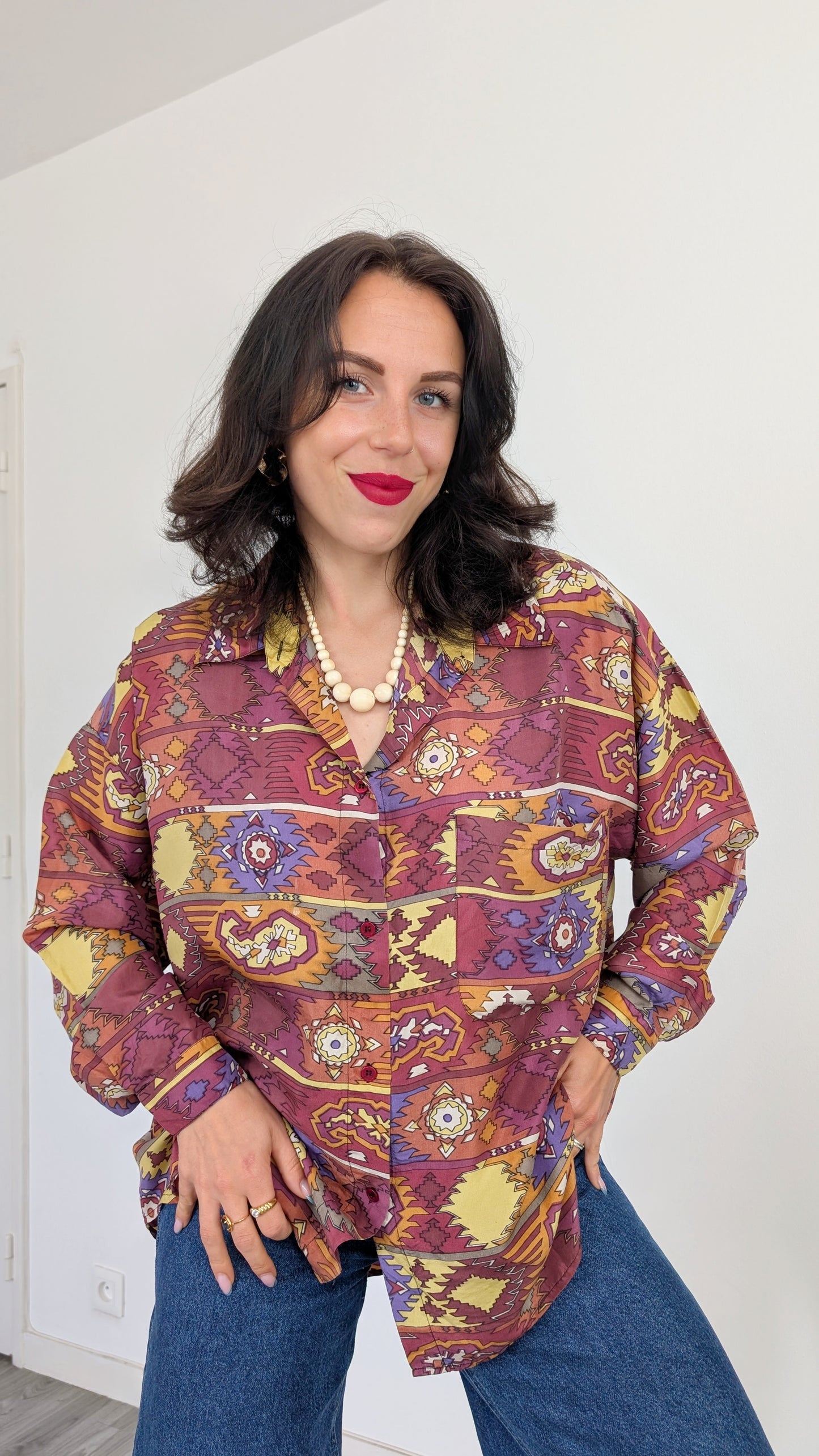 Blouse soie jusqu'à une T44