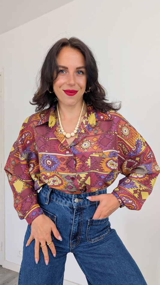 Blouse soie jusqu'à une T44