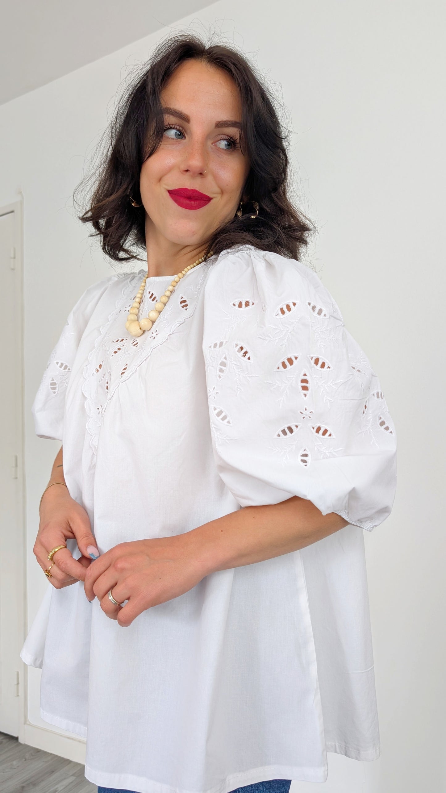 Blouse coton jusqu'à T44