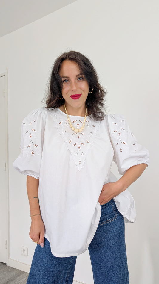 Blouse coton jusqu'à T44