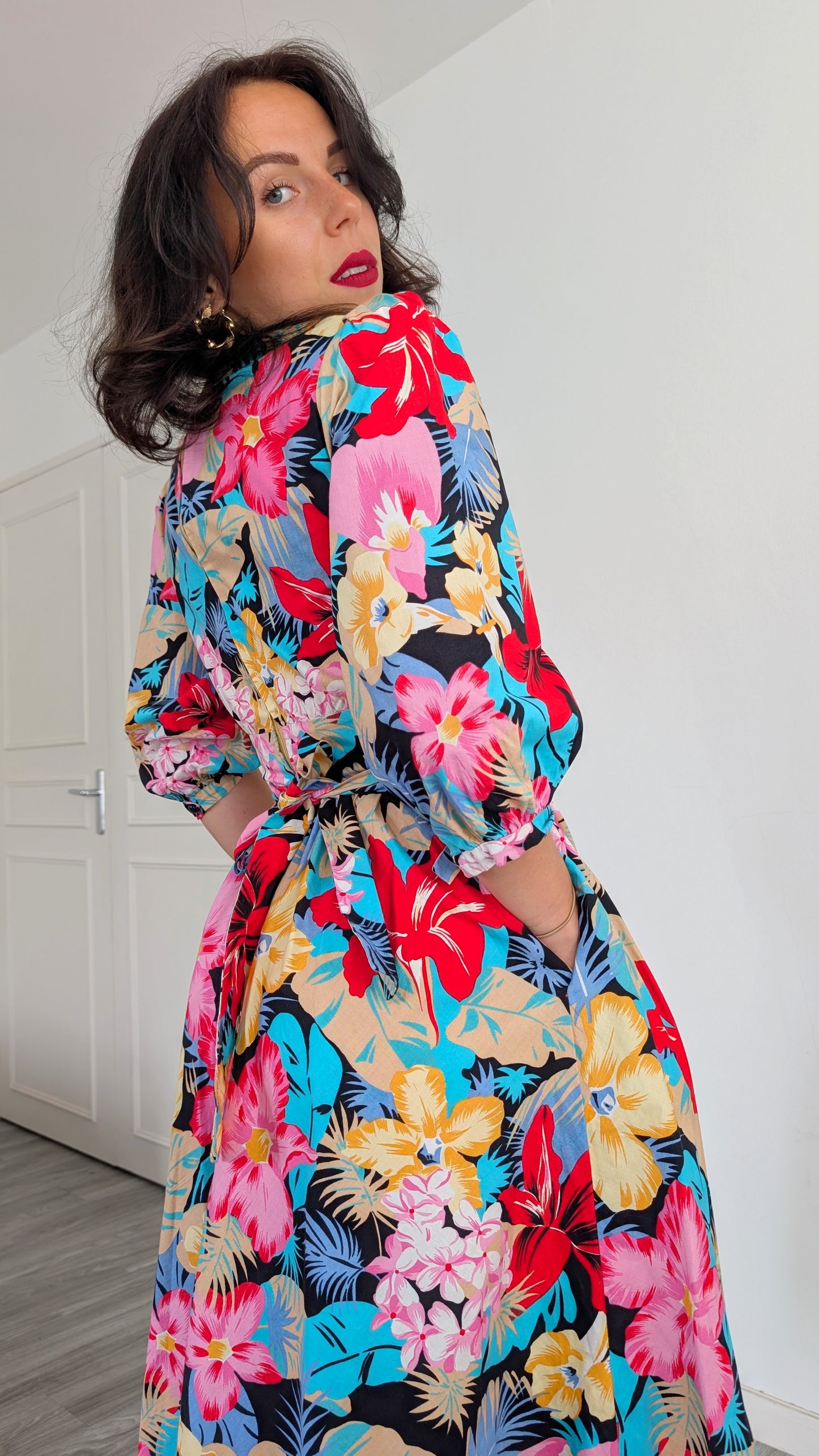 Robe coton 1980 T36