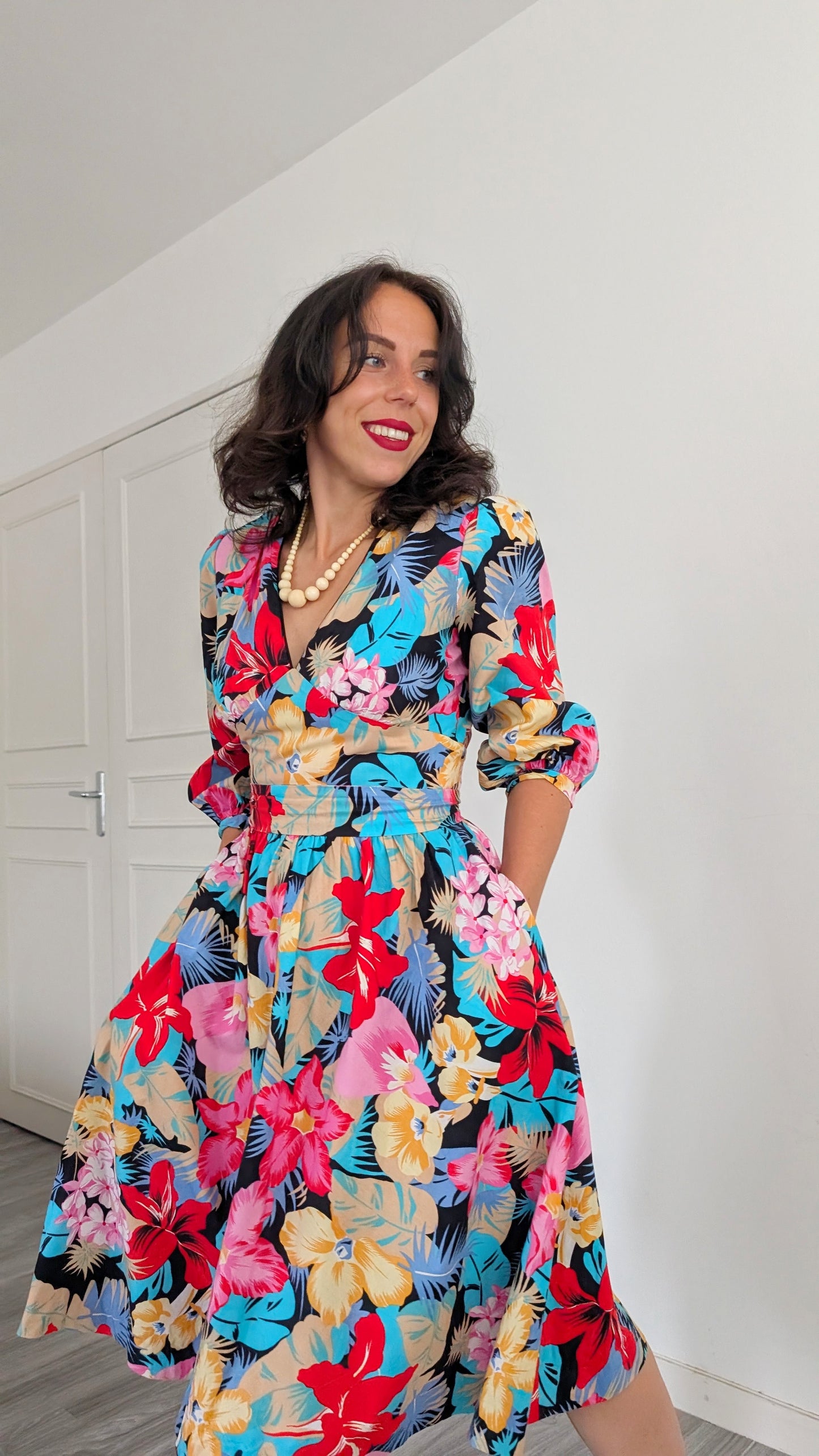Robe coton 1980 T36