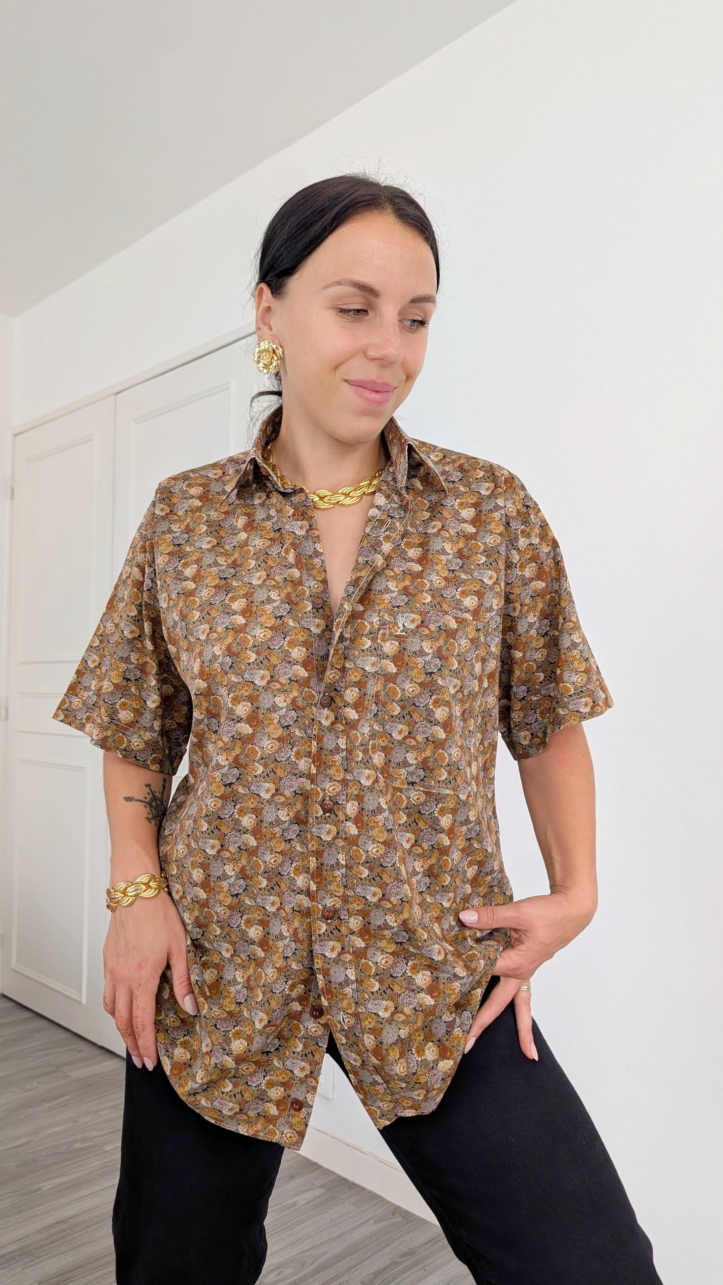 Chemise coton YSL jusqu'à T44