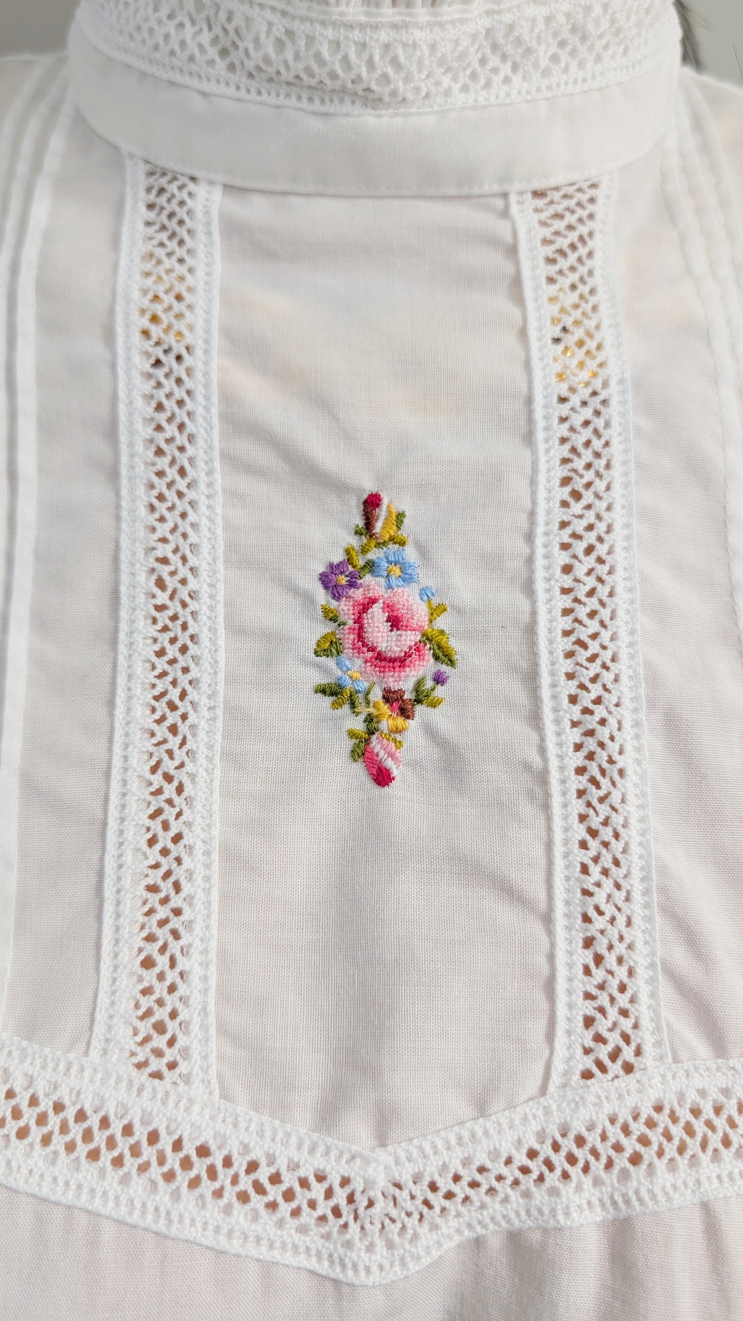 Blouse romantique coton T38