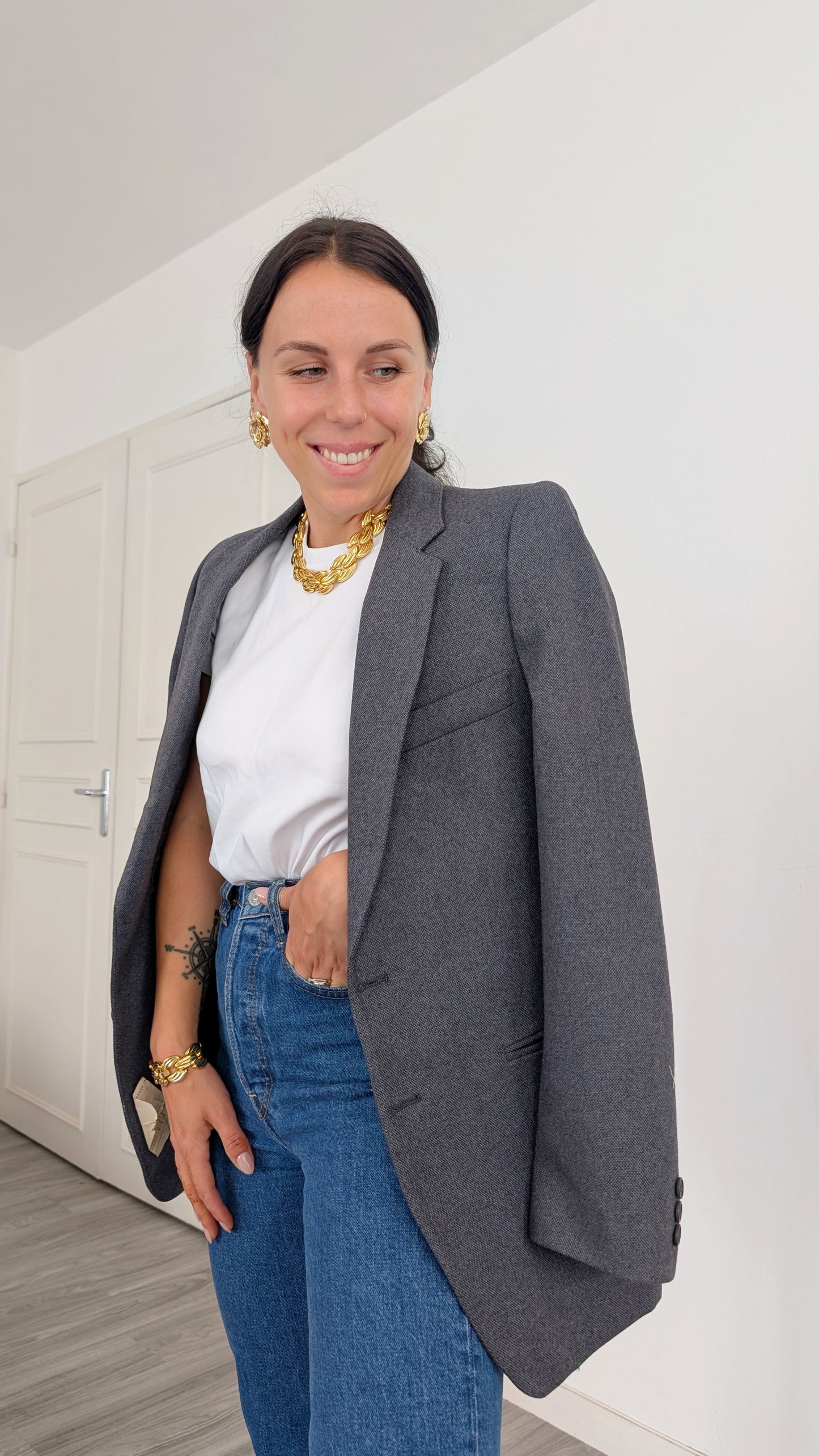 Blazer laine 70s neuf T36