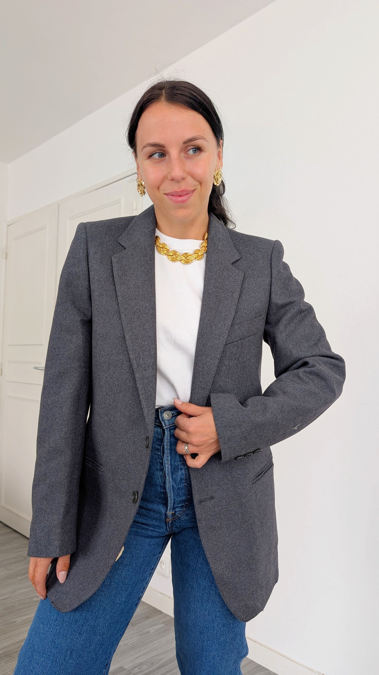 Blazer laine 70s neuf T36
