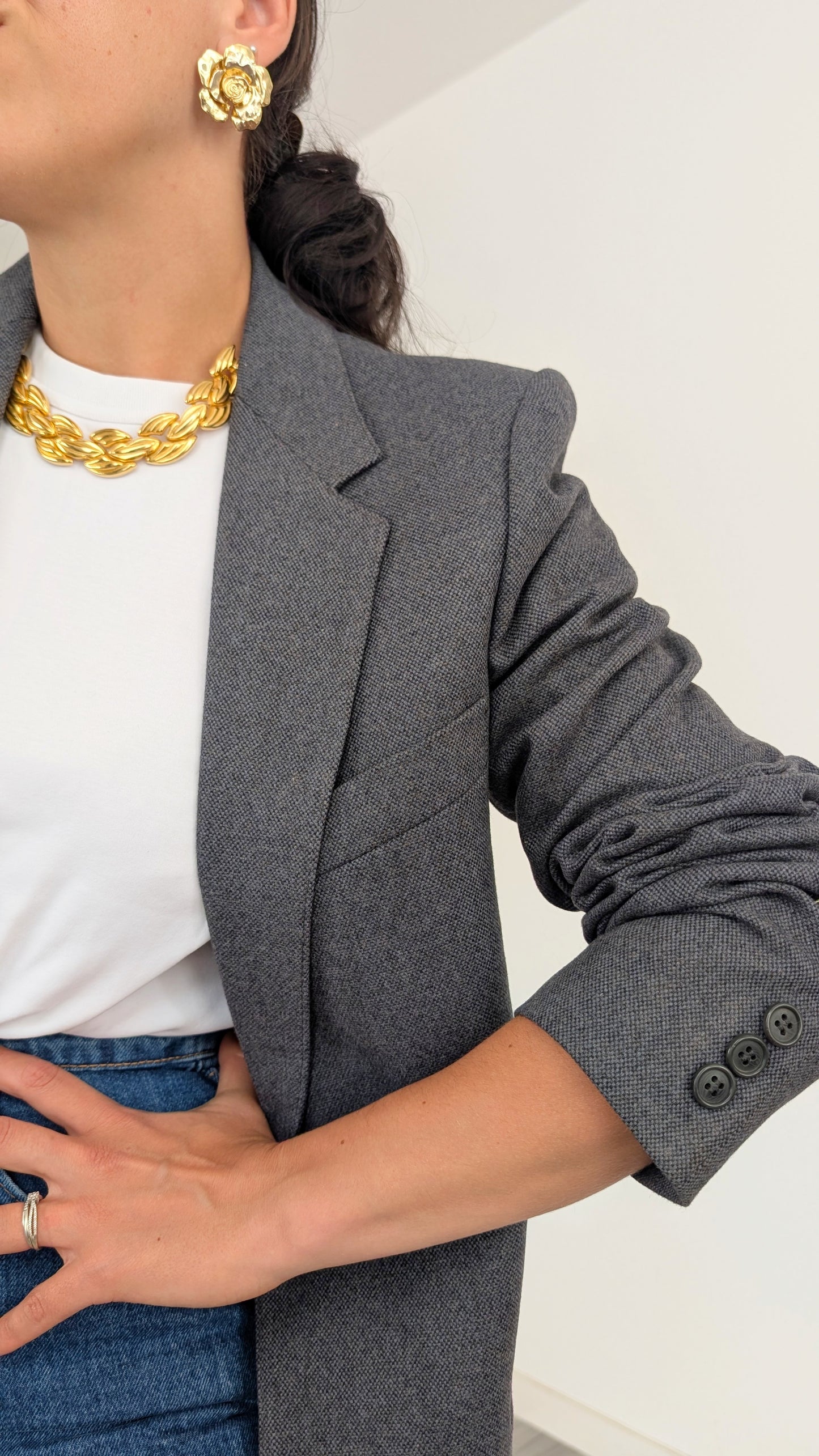 Blazer laine 70s neuf T36