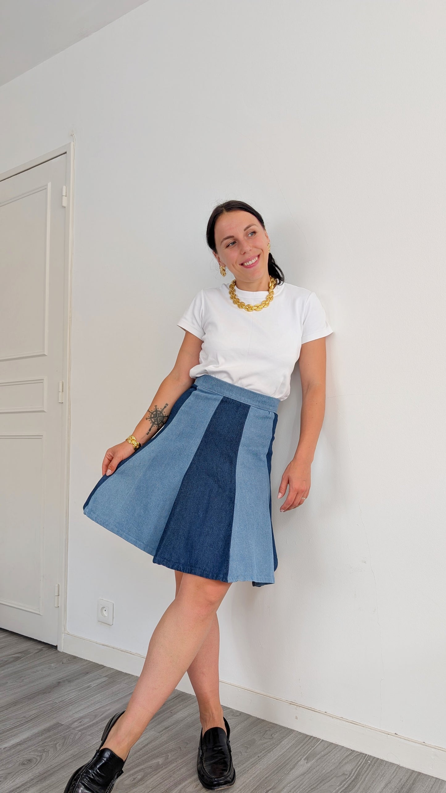 Jupe denim 1970 T34