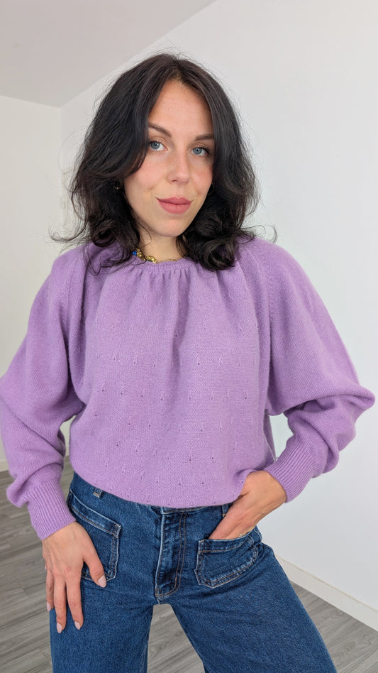 Pull laine et angora taille jusqu'à 42