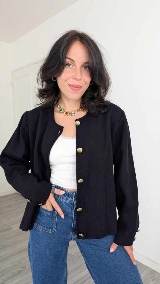 Cardigan 90s laine T40-42