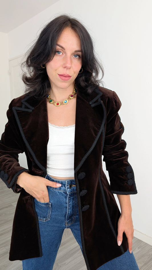 Blazer velours T38