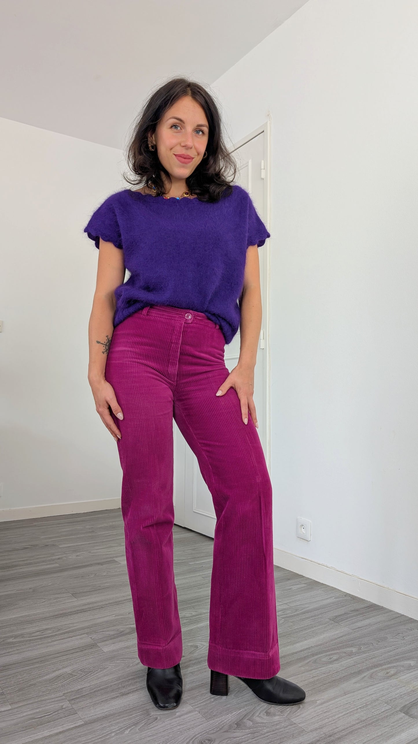 Pantalon 70s velours T36
