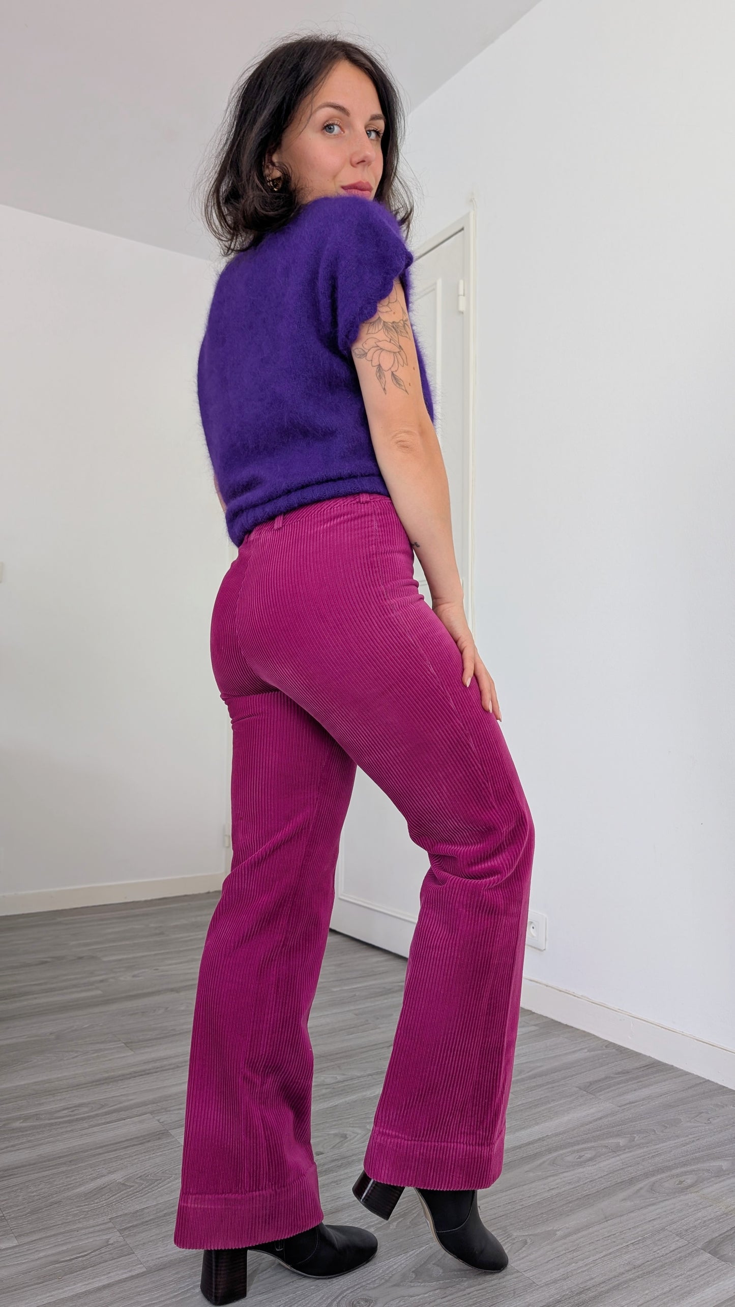 Pantalon 70s velours T36