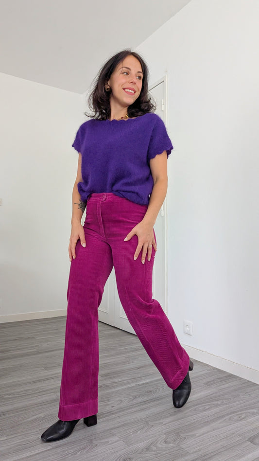 Pantalon 70s velours T36