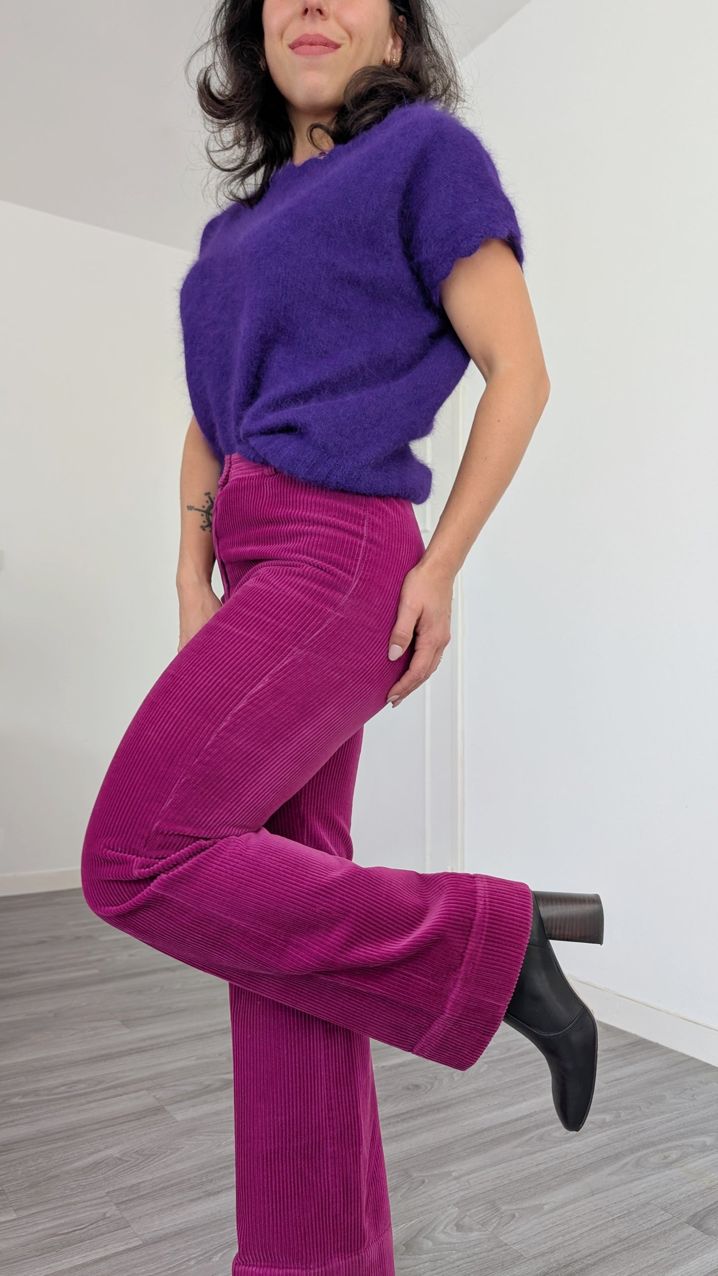 Pantalon 70s velours T36