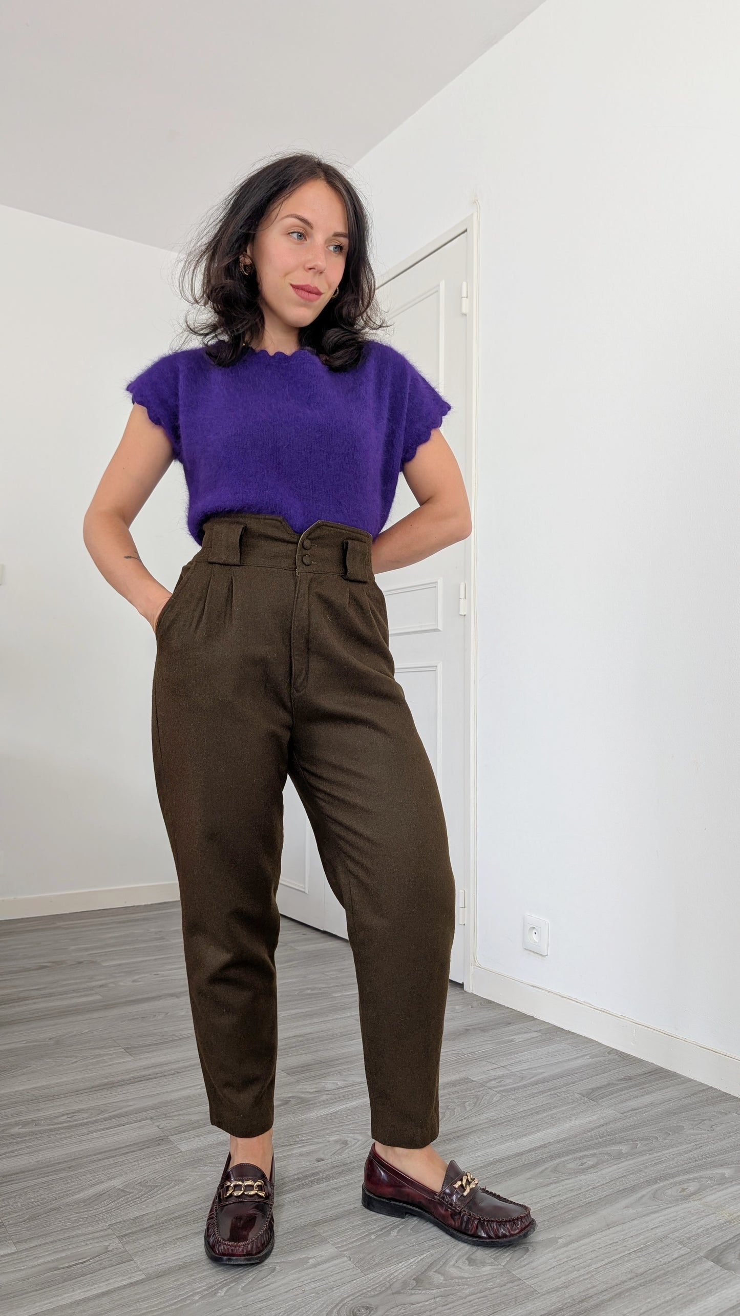 Pantalon laine T40
