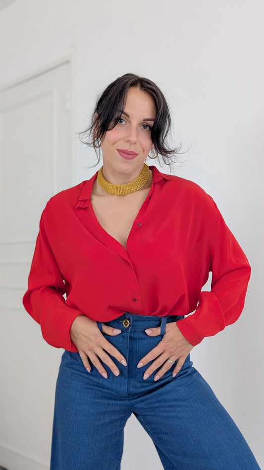 Blouse soie Christian Dior T42-44