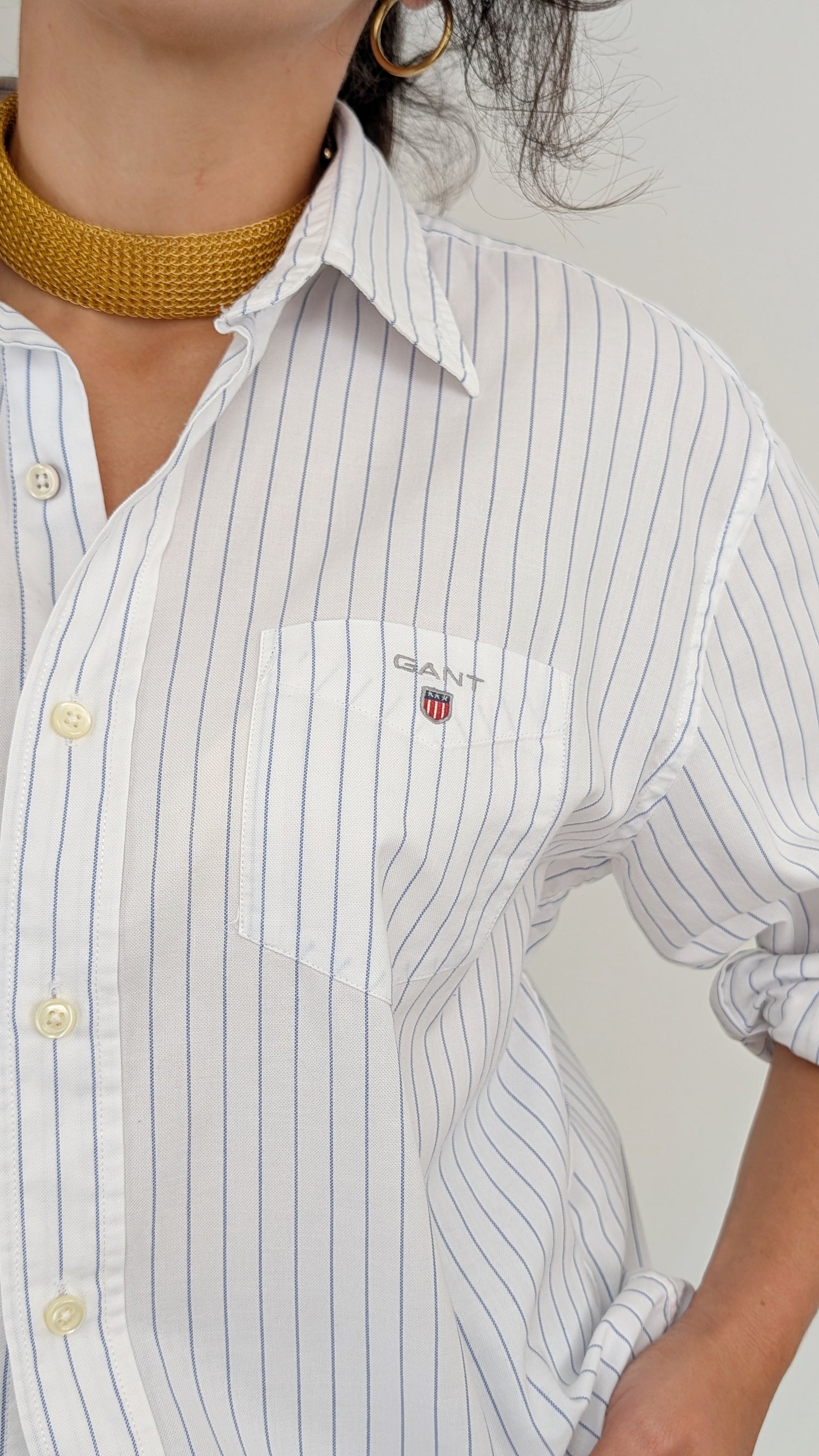 Chemise coton Gant jusqu'à 44