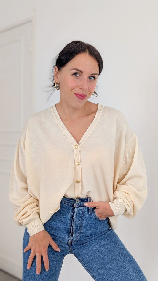 Cardigan pure laine T42-44