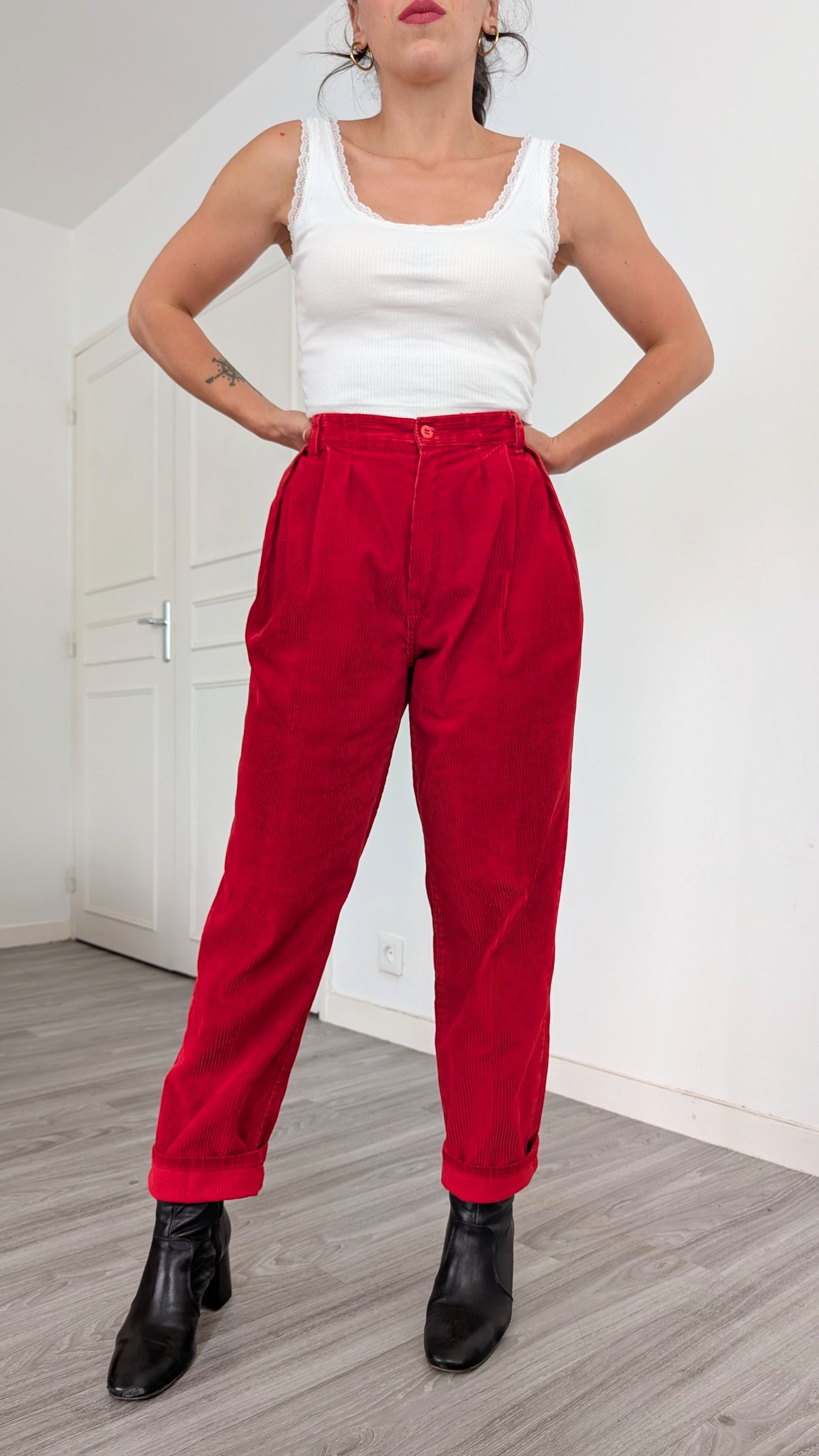 Pantalon velours 80s T36