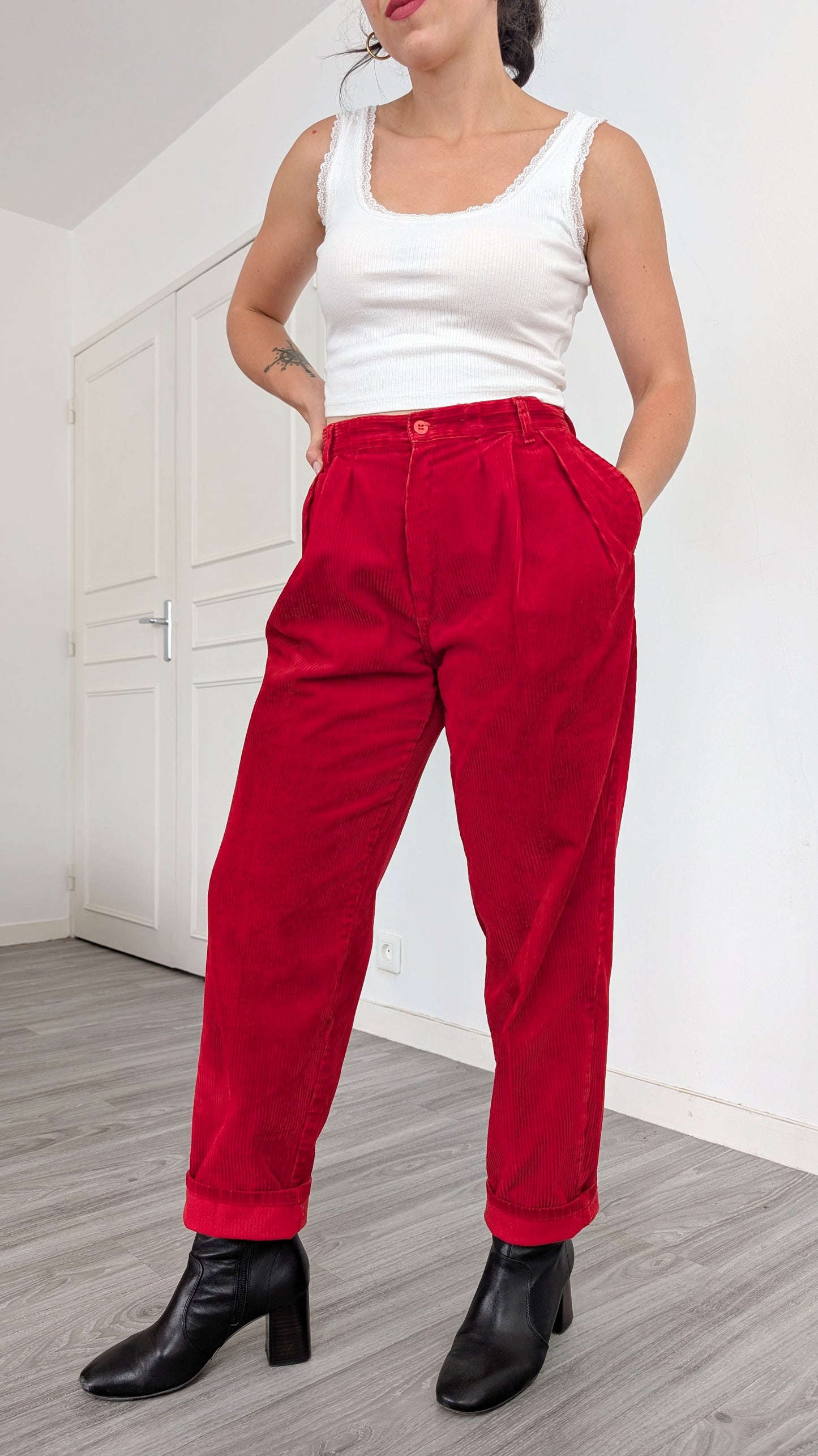 Pantalon velours 80s T36
