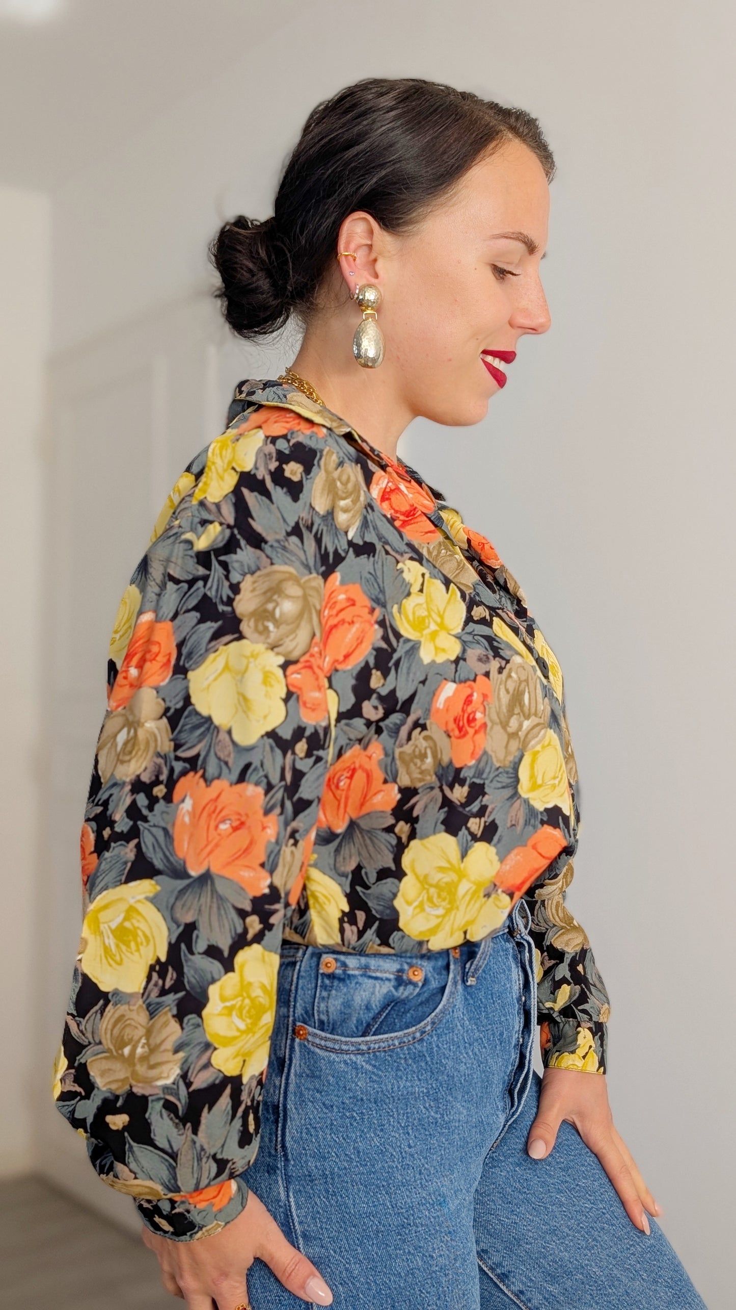 Blouse fleurie T42-44