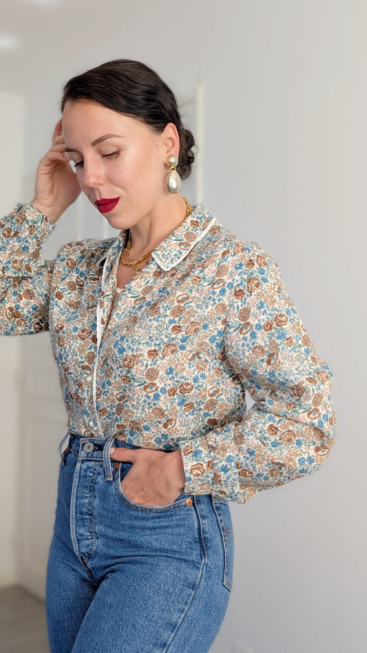 Blouse fleurie T38