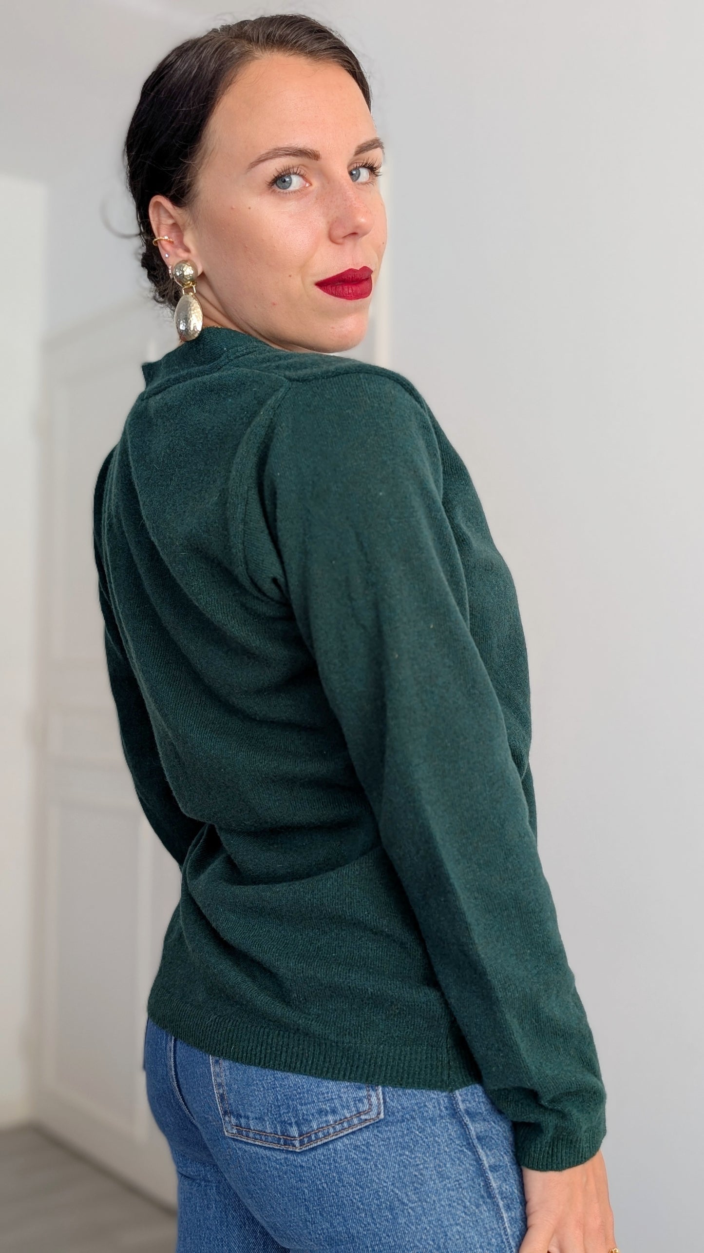 Cardigan laine agneau T38-40