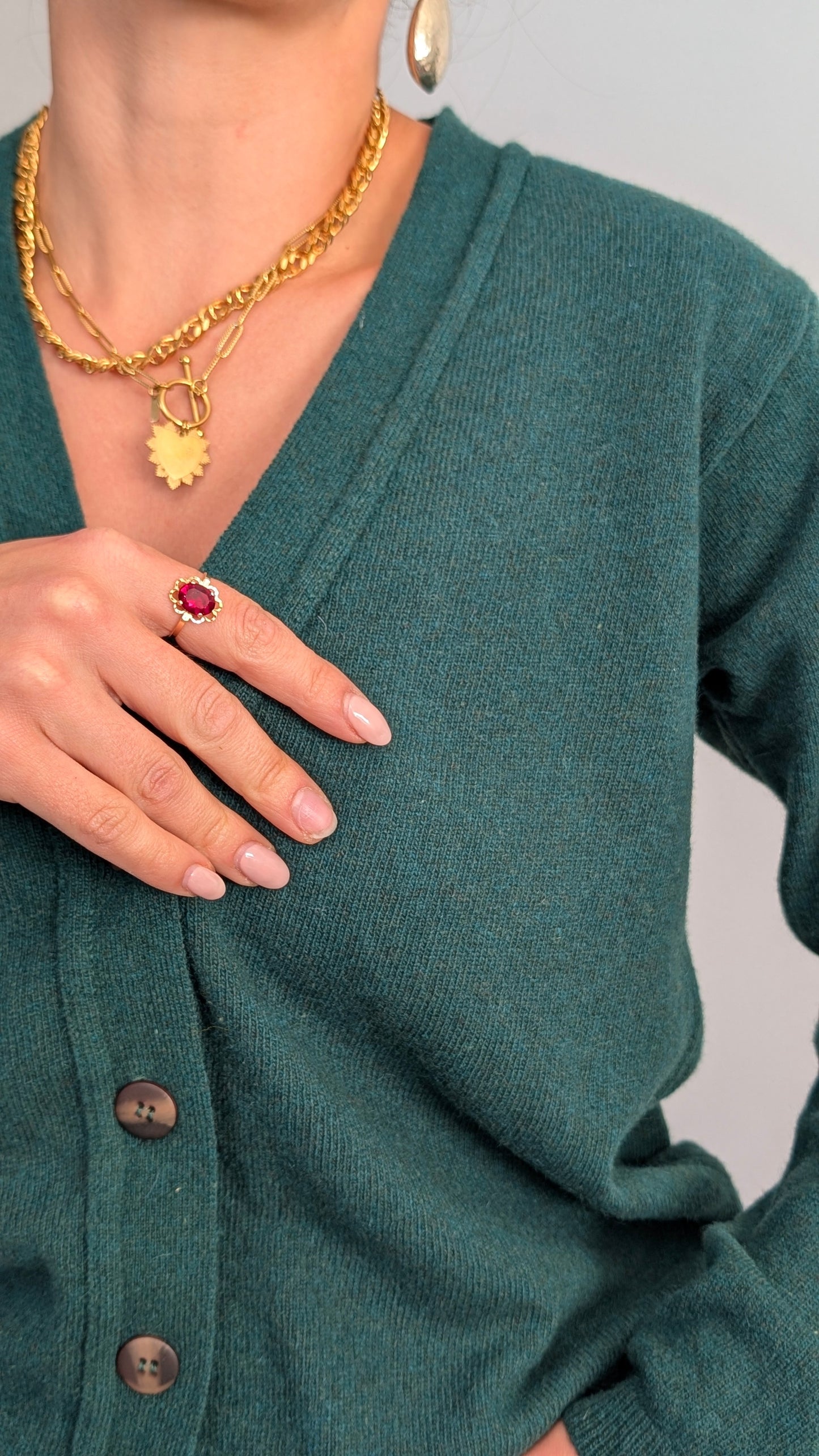 Cardigan laine agneau T38-40
