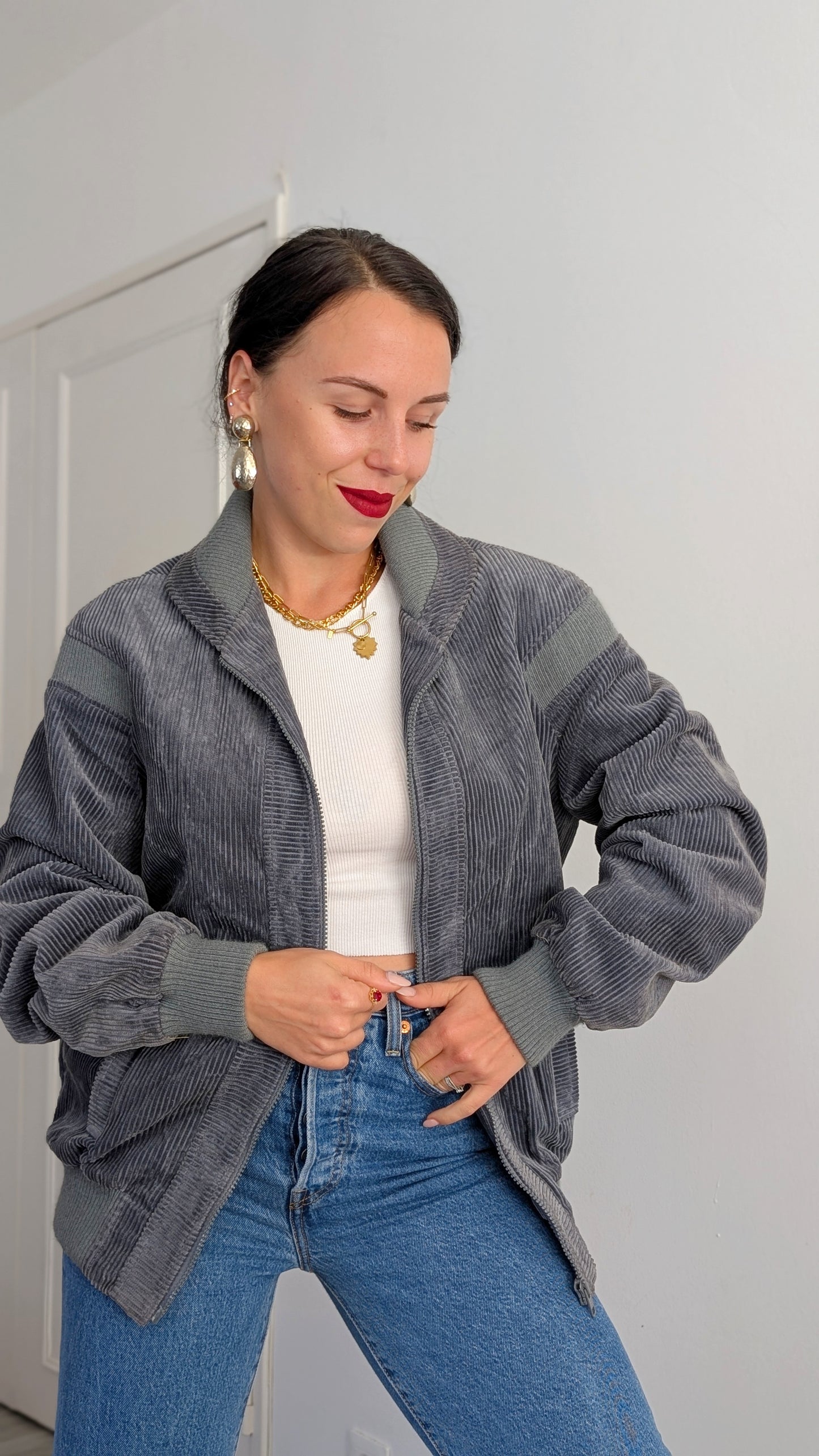 Blouson velours T38-40