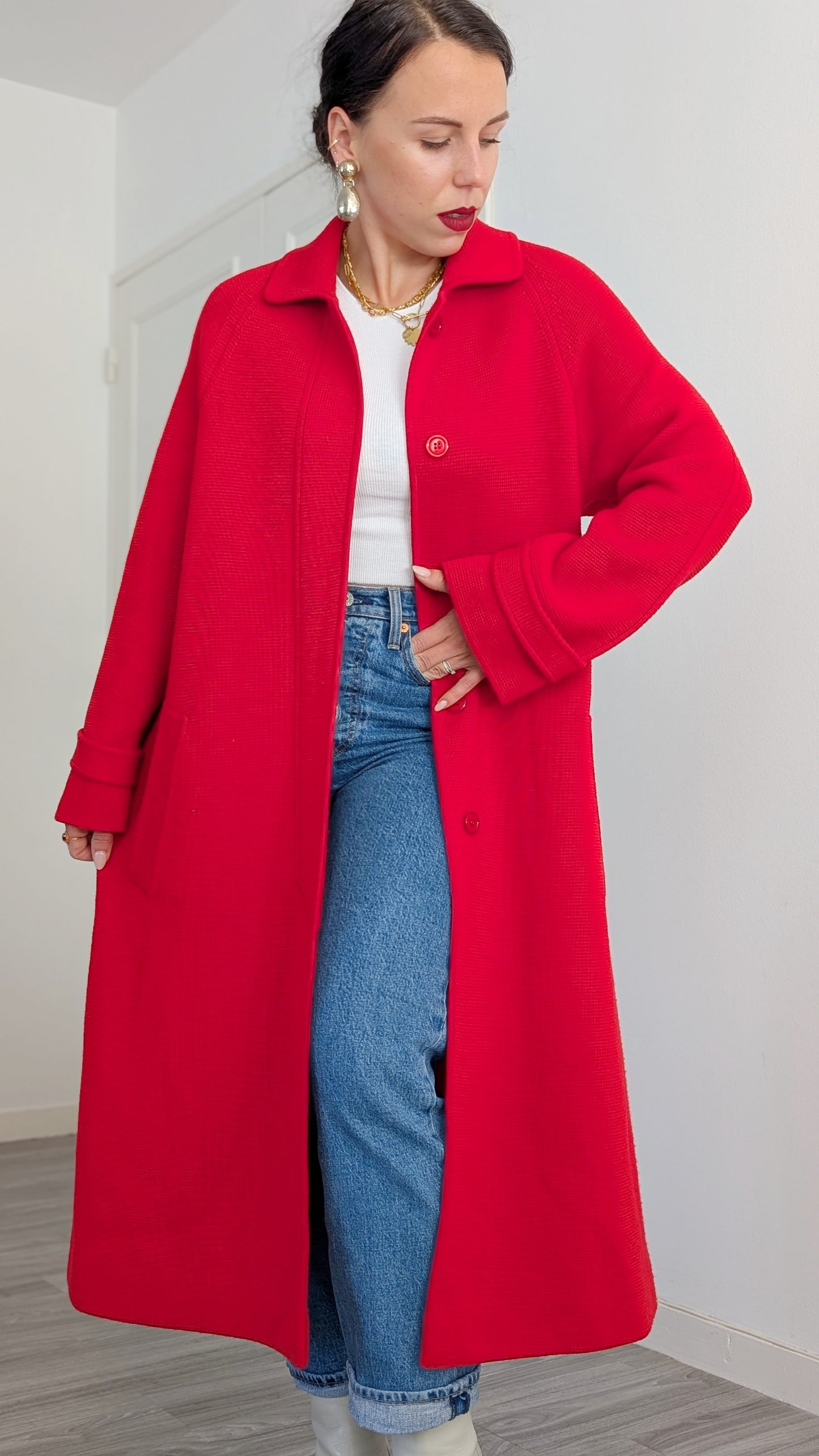 Cardigan pure laine épaisse du 34 au 40