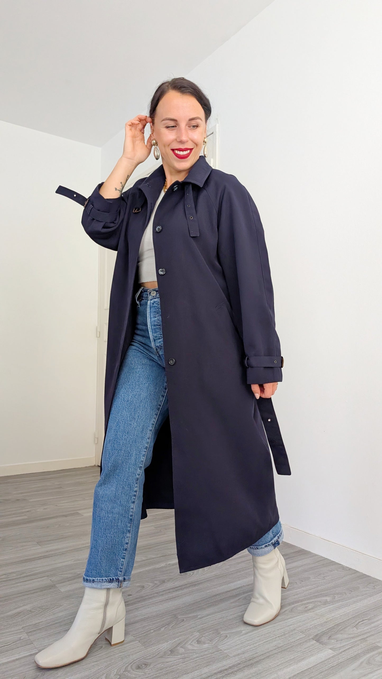 Trench laine T38-40